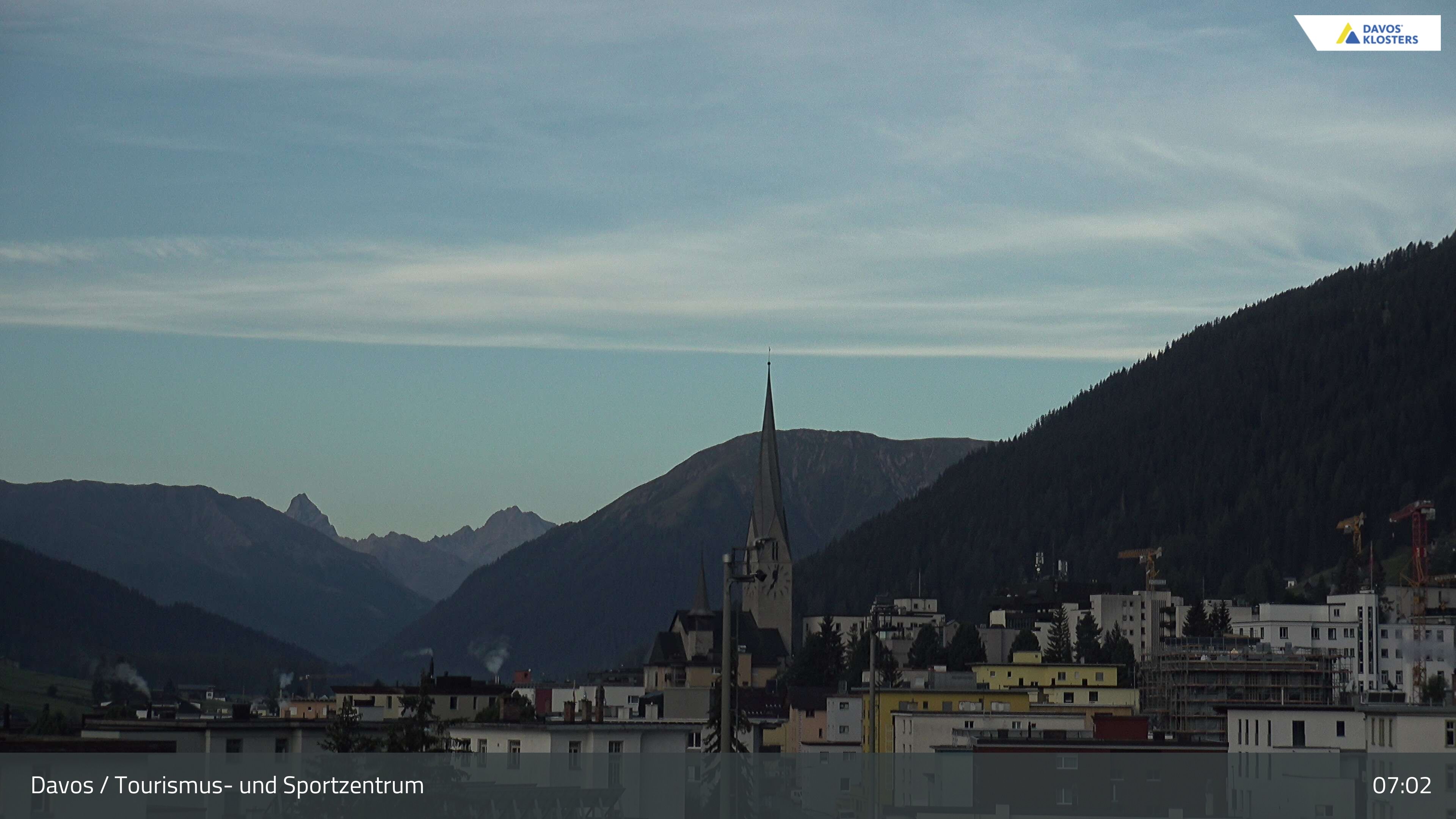 Davos: Platz - Tourismus- und Sportzentrum, Kirche/Tinzenhorn
