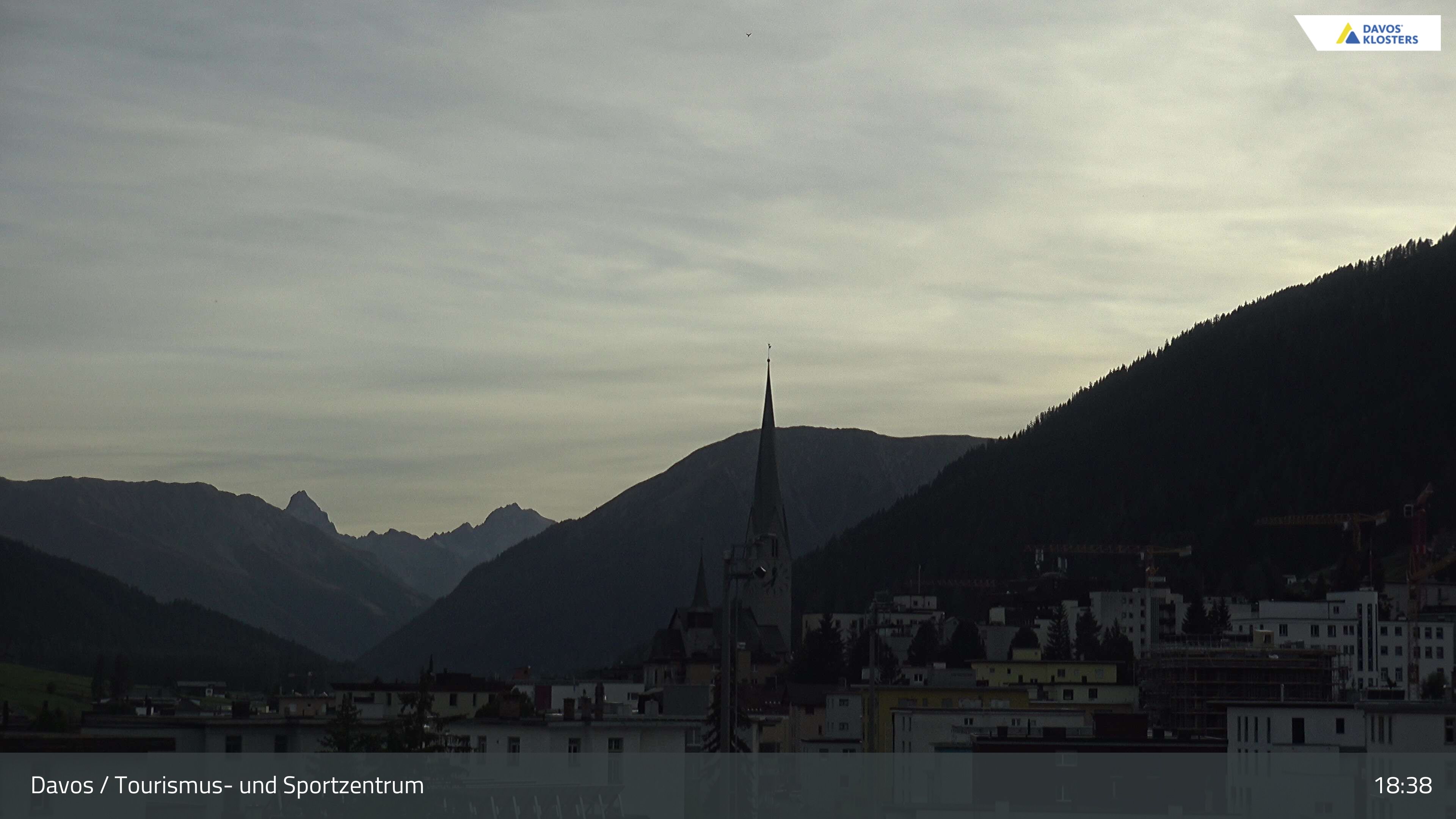 Davos: Platz - Tourismus- und Sportzentrum, Kirche/Tinzenhorn
