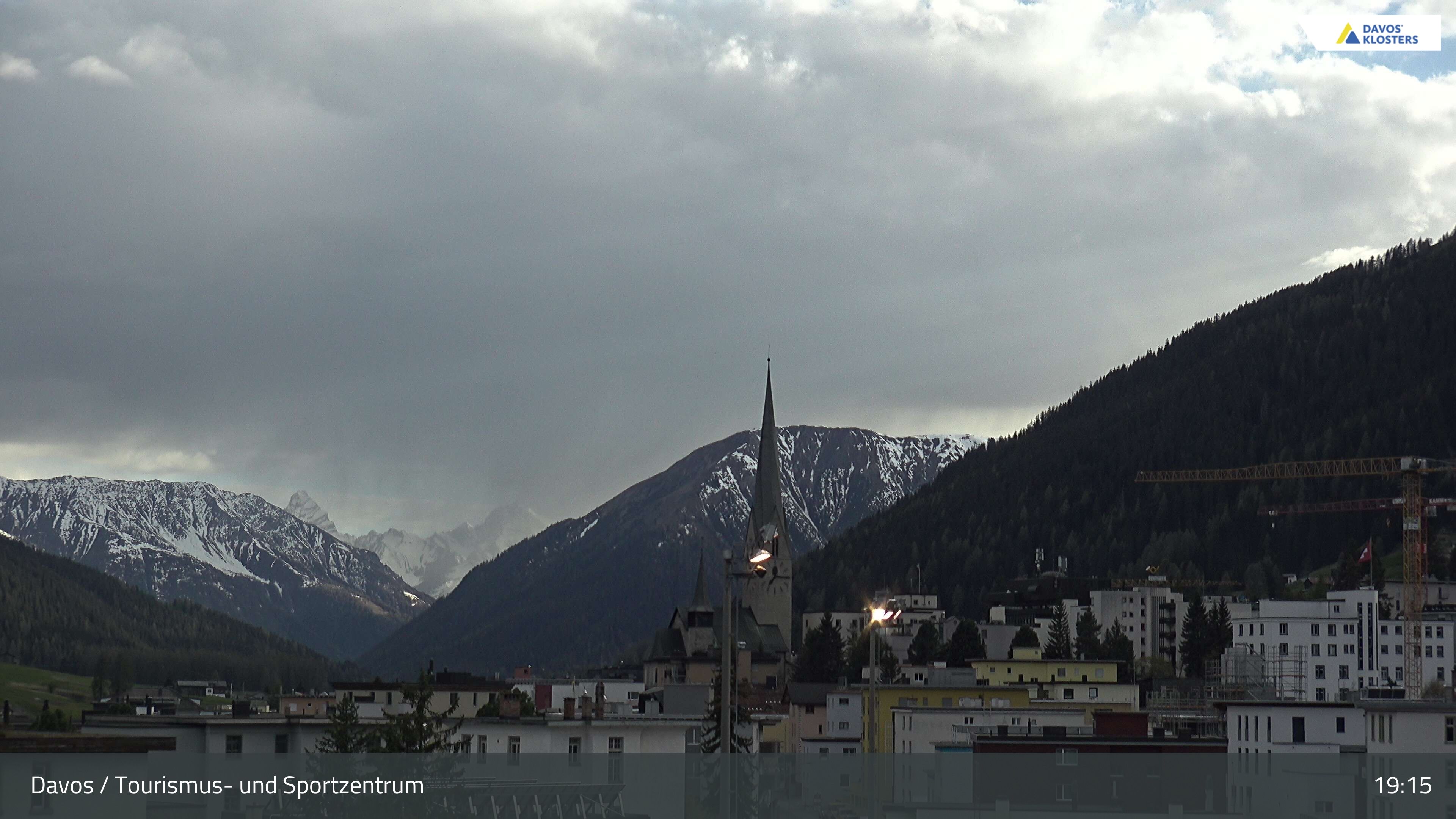 Davos: Platz - Tourismus- und Sportzentrum, Kirche/Tinzenhorn