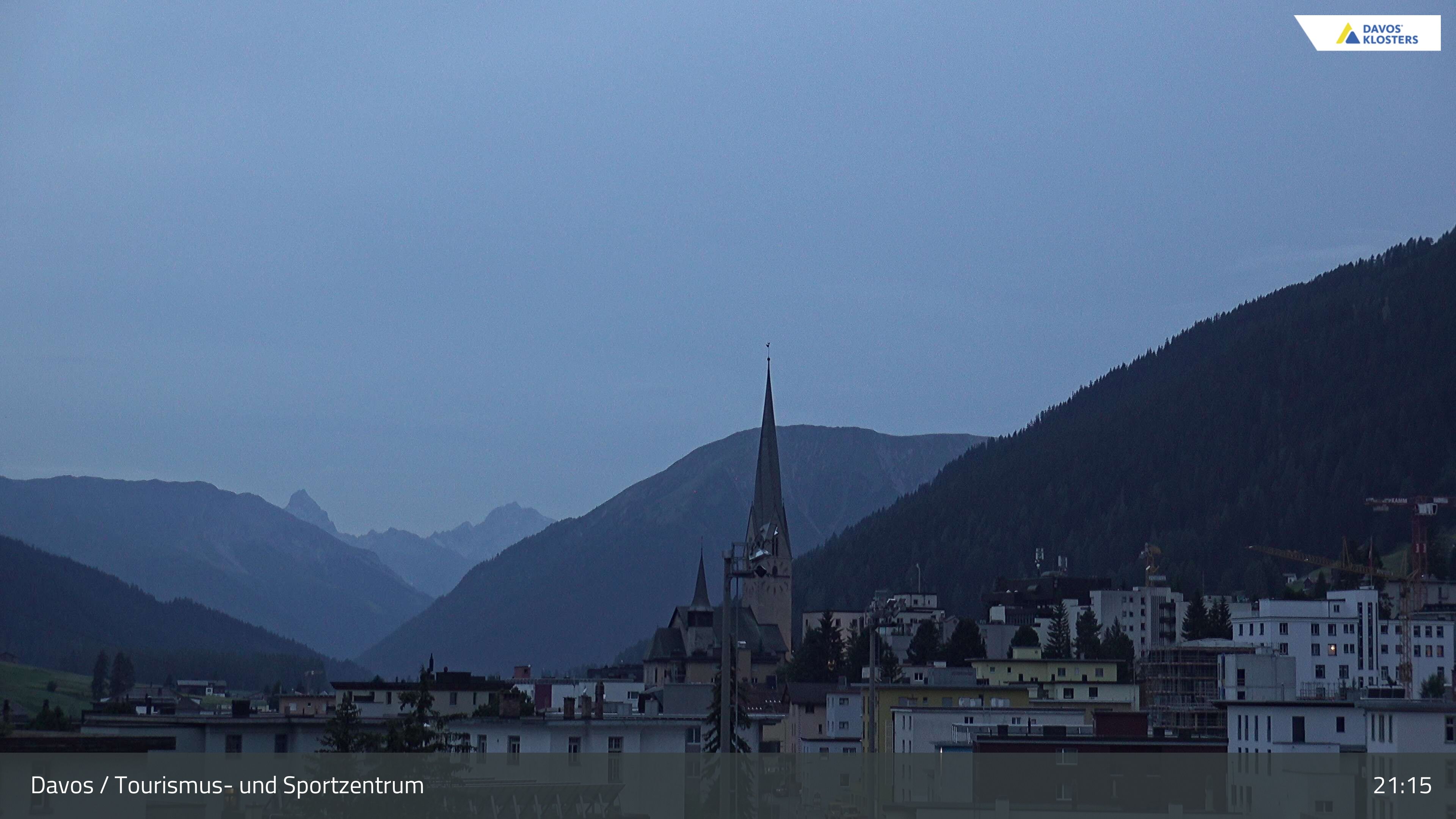 Davos: Platz - Tourismus- und Sportzentrum, Kirche/Tinzenhorn