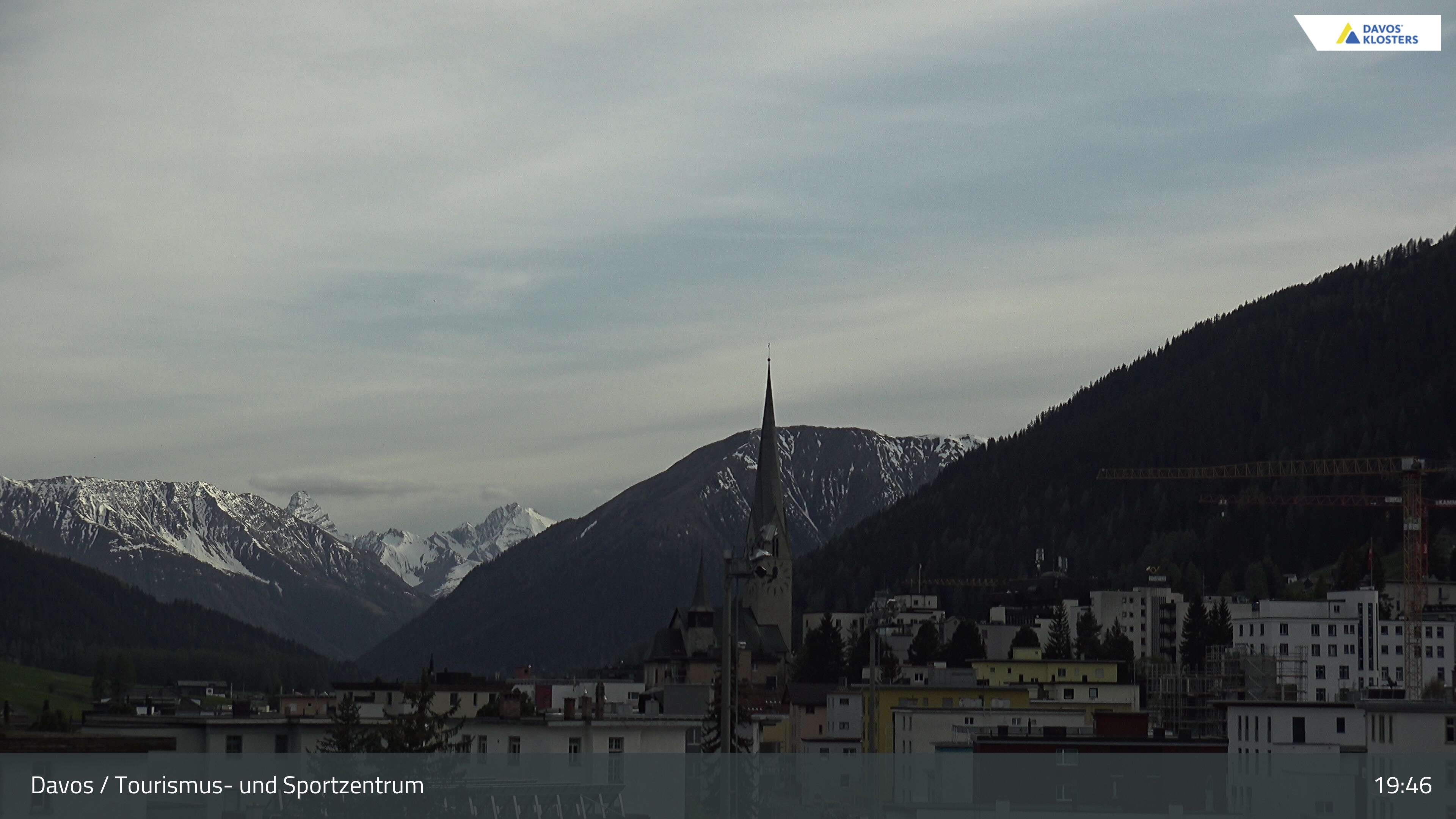 Davos: Platz - Tourismus- und Sportzentrum, Kirche/Tinzenhorn
