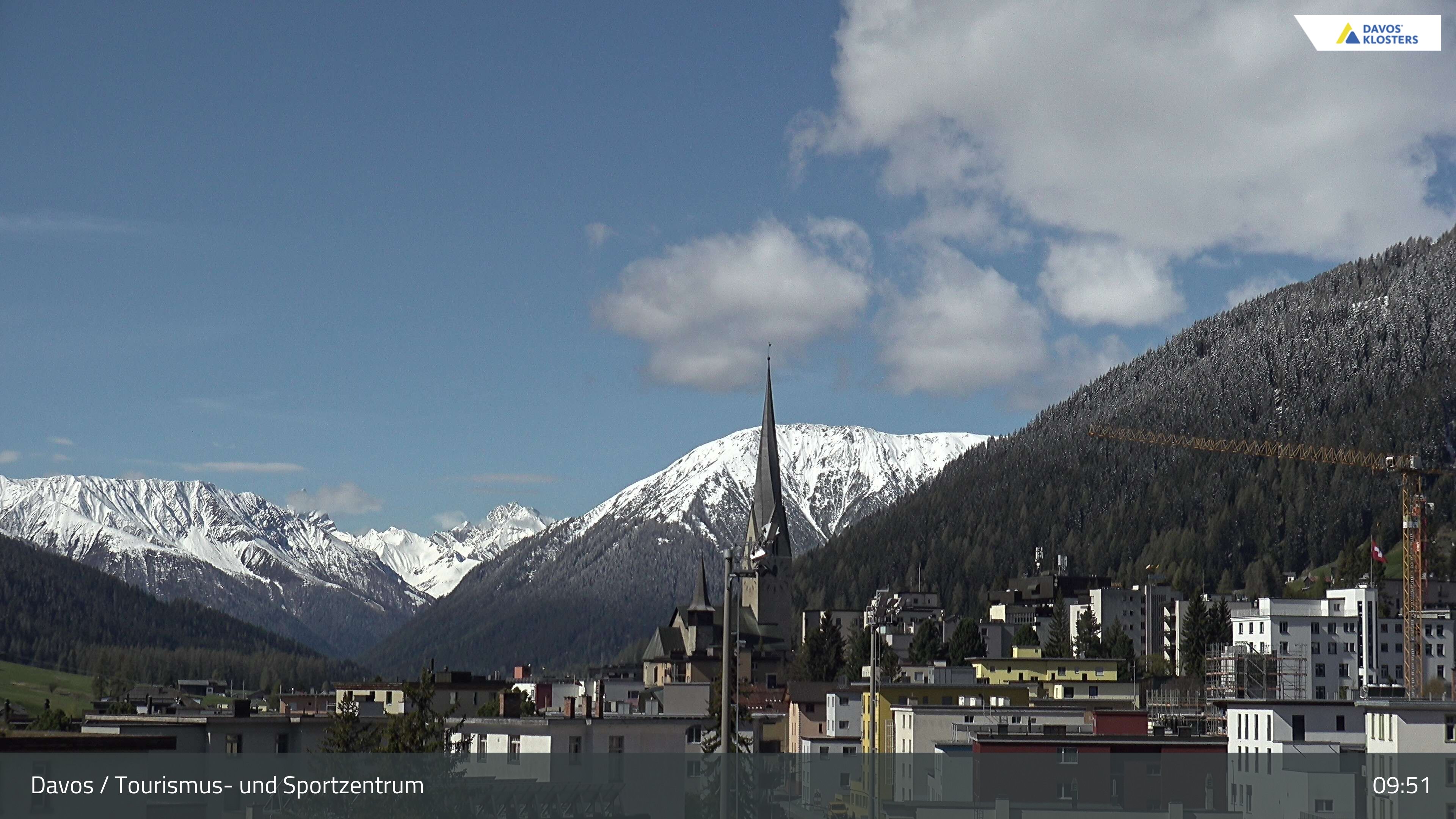 Davos: Platz - Tourismus- und Sportzentrum, Kirche/Tinzenhorn