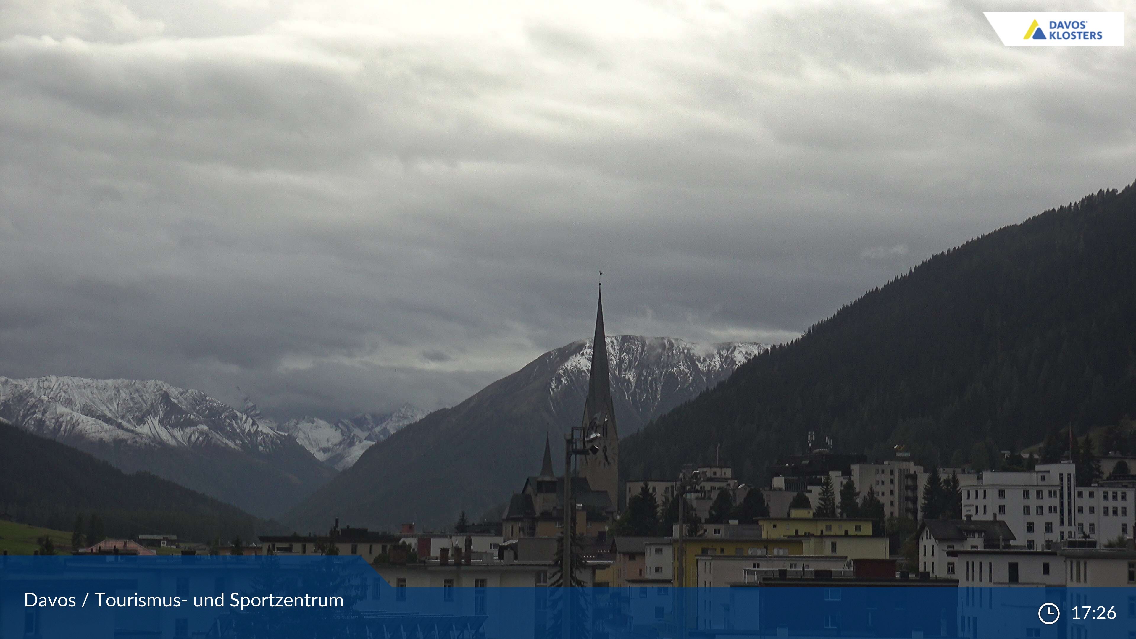 Davos: Platz - Tourismus- und Sportzentrum, Kirche/Tinzenhorn