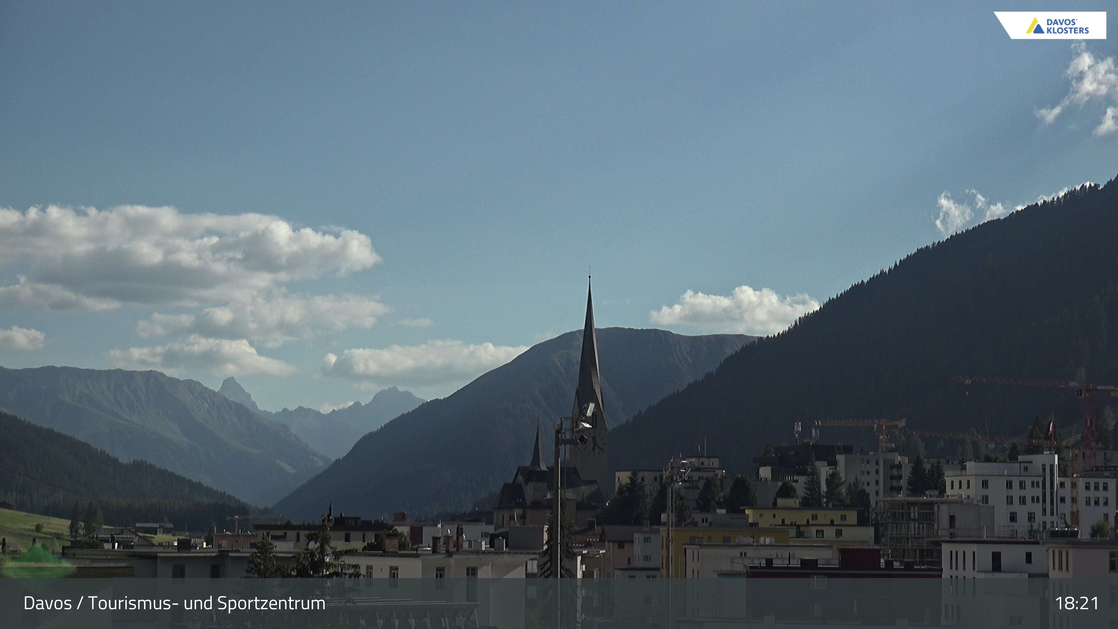 Davos: Platz - Tourismus- und Sportzentrum, Kirche/Tinzenhorn