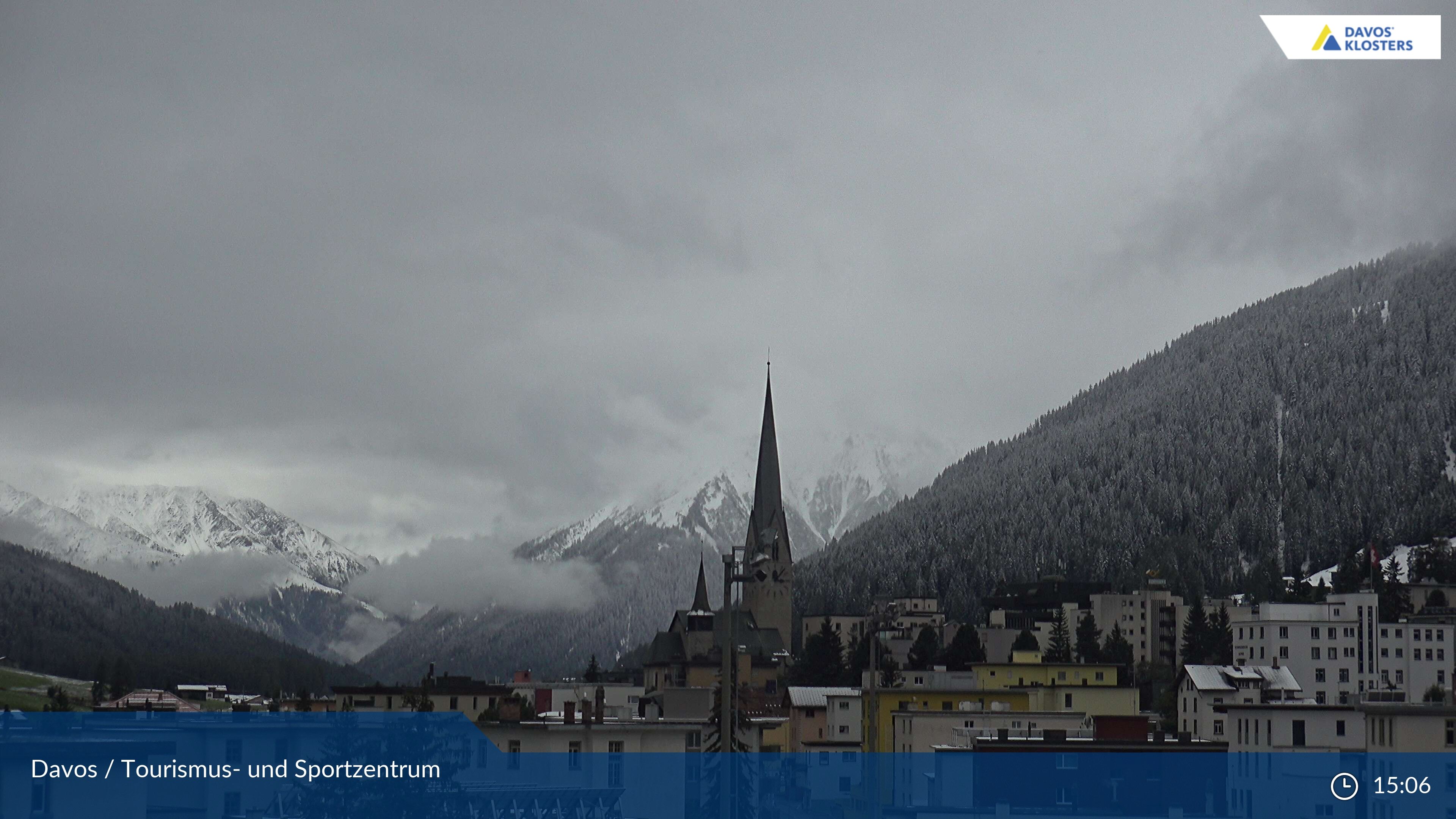 Davos: Platz - Tourismus- und Sportzentrum, Kirche/Tinzenhorn