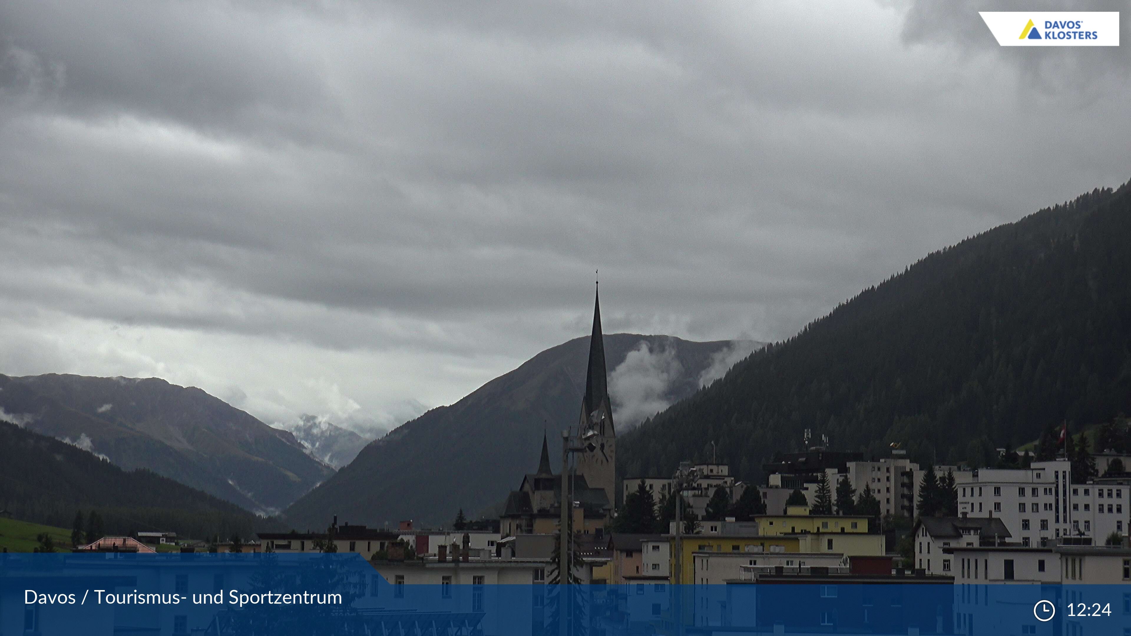 Davos: Platz - Tourismus- und Sportzentrum, Kirche/Tinzenhorn