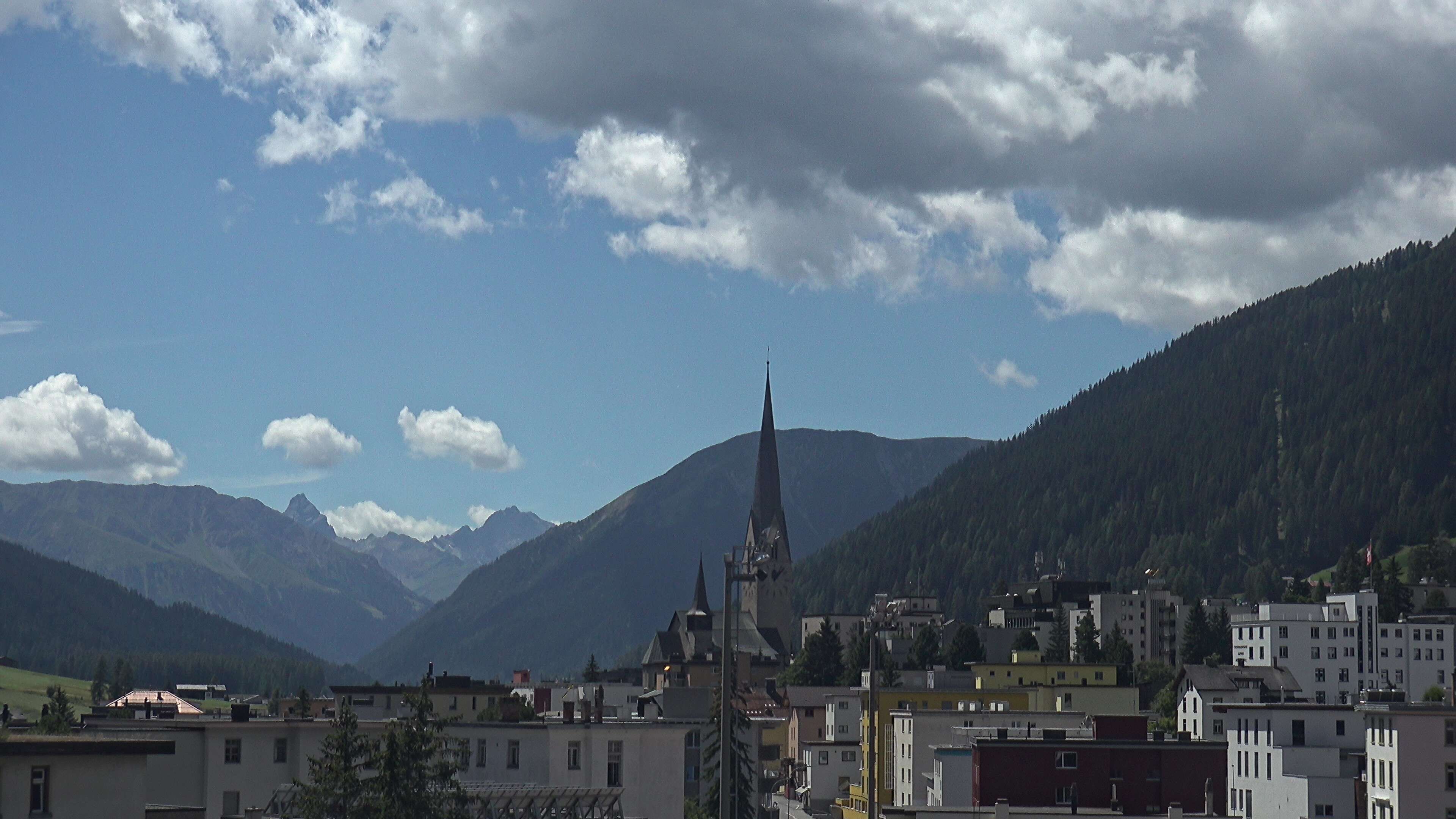 Davos: Platz - Tourismus- und Sportzentrum, Kirche/Tinzenhorn