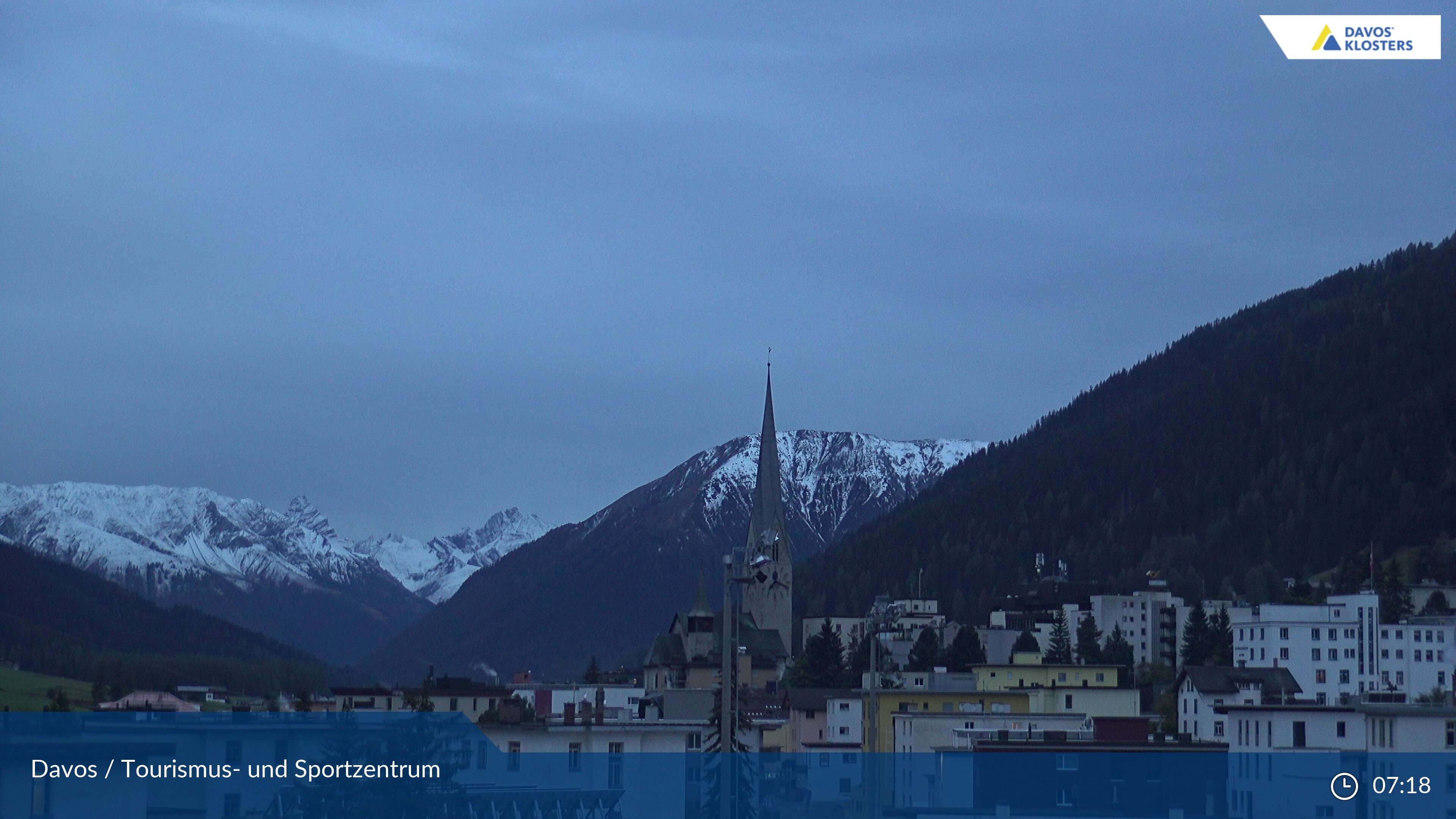 Davos: Platz - Tourismus- und Sportzentrum, Kirche/Tinzenhorn