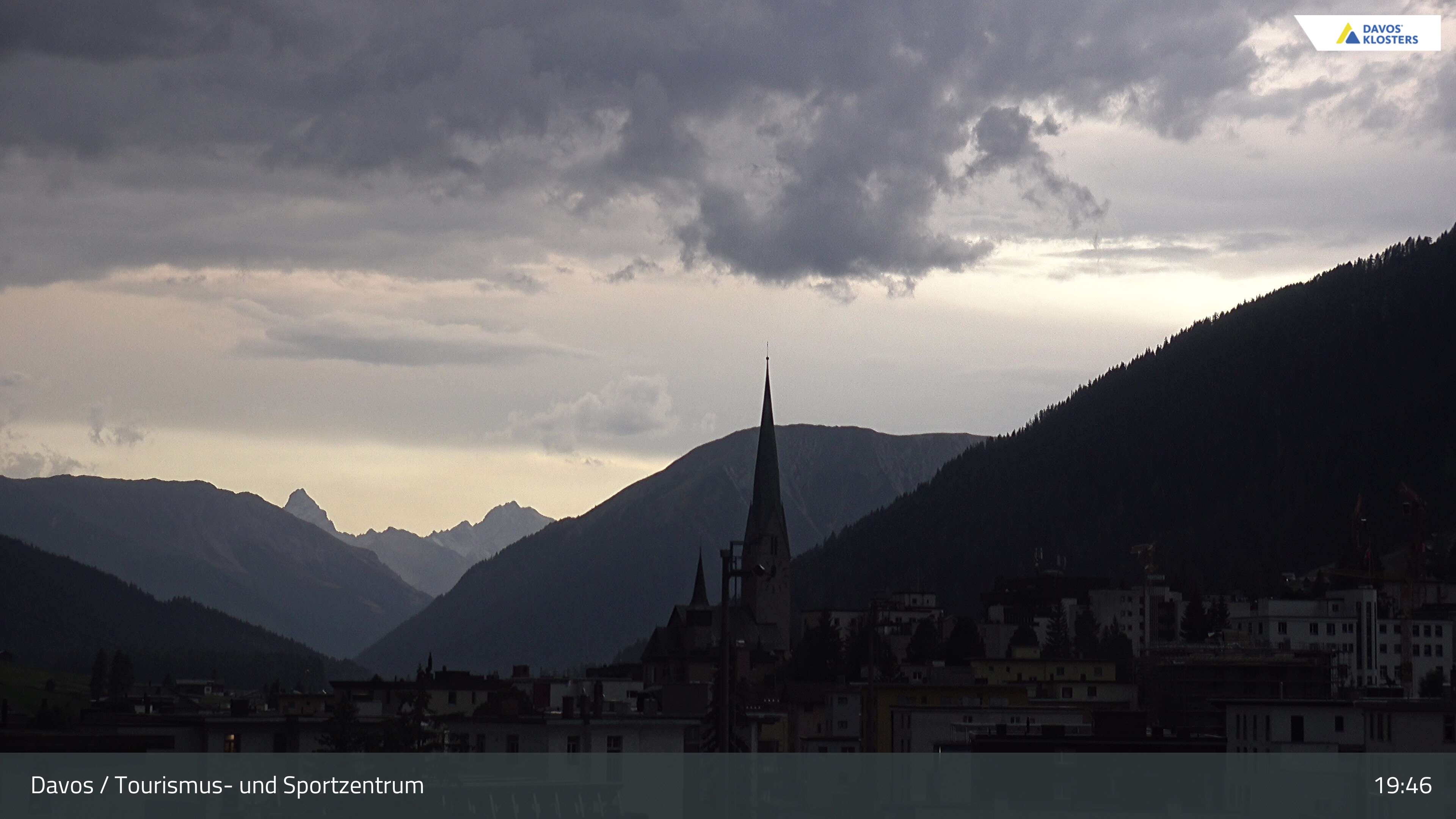 Davos: Platz - Tourismus- und Sportzentrum, Kirche/Tinzenhorn