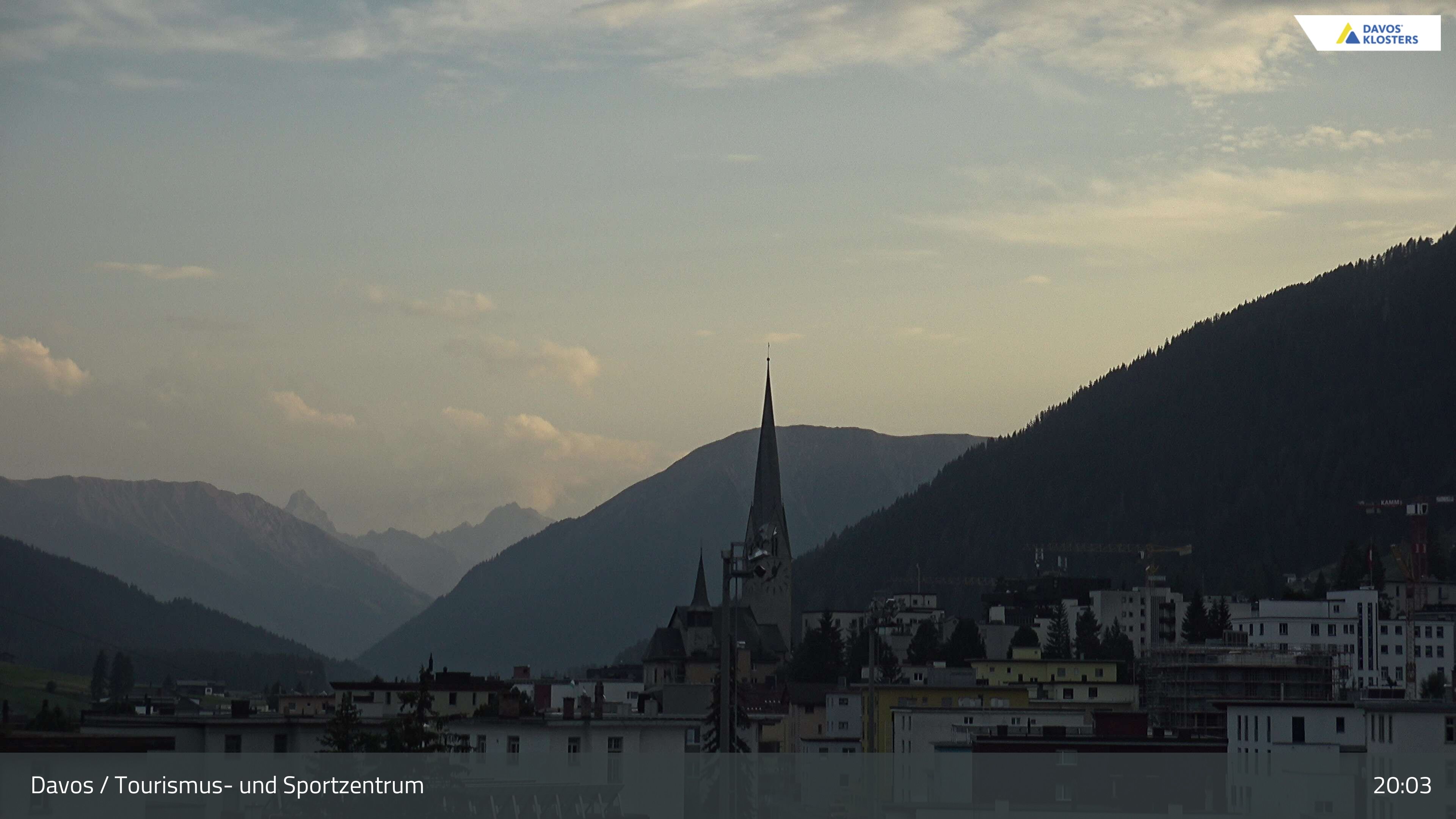 Davos: Platz - Tourismus- und Sportzentrum, Kirche/Tinzenhorn