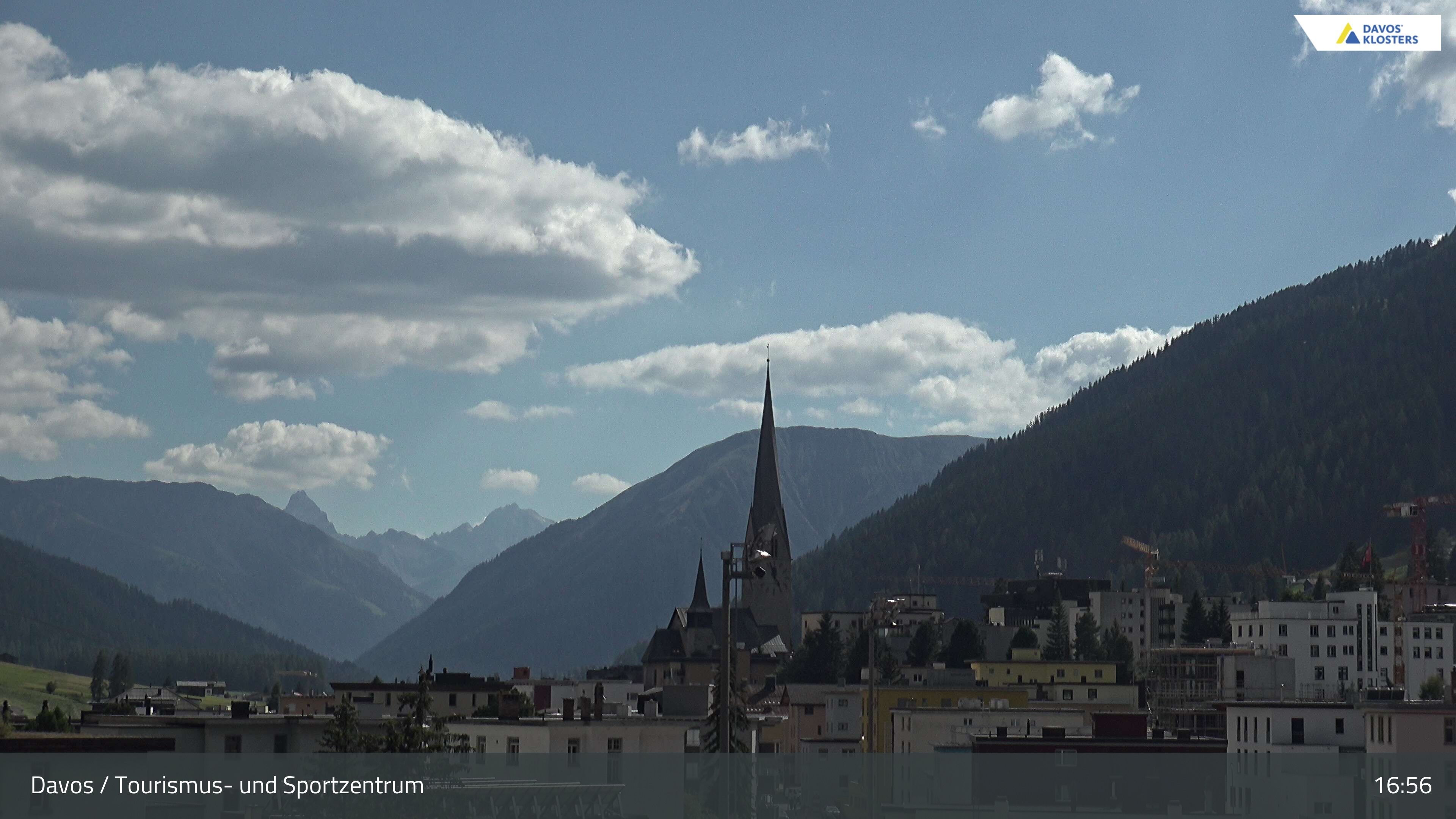 Davos: Platz - Tourismus- und Sportzentrum, Kirche/Tinzenhorn