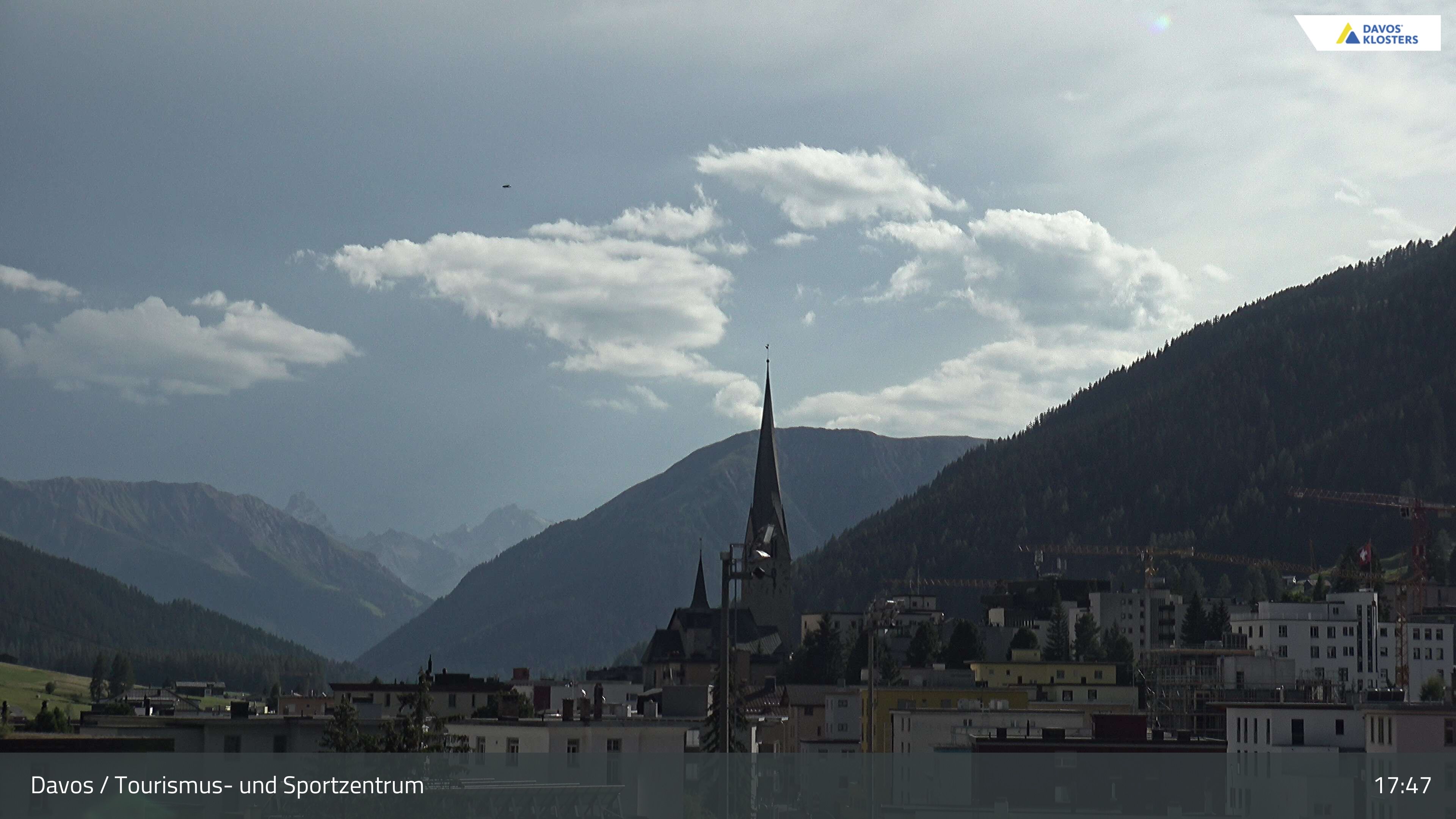 Davos: Platz - Tourismus- und Sportzentrum, Kirche/Tinzenhorn