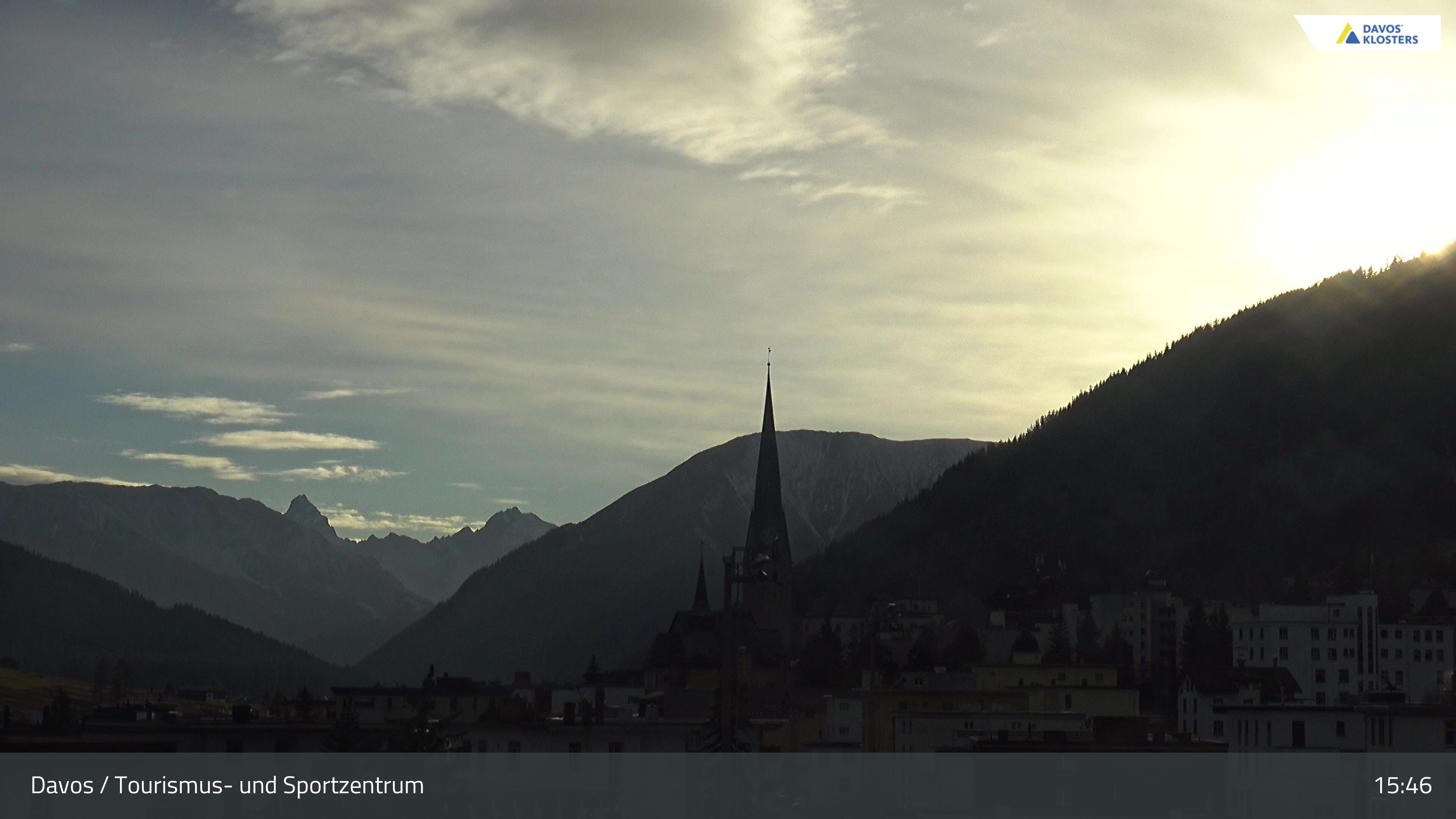 Davos: Platz - Tourismus- und Sportzentrum, Kirche/Tinzenhorn