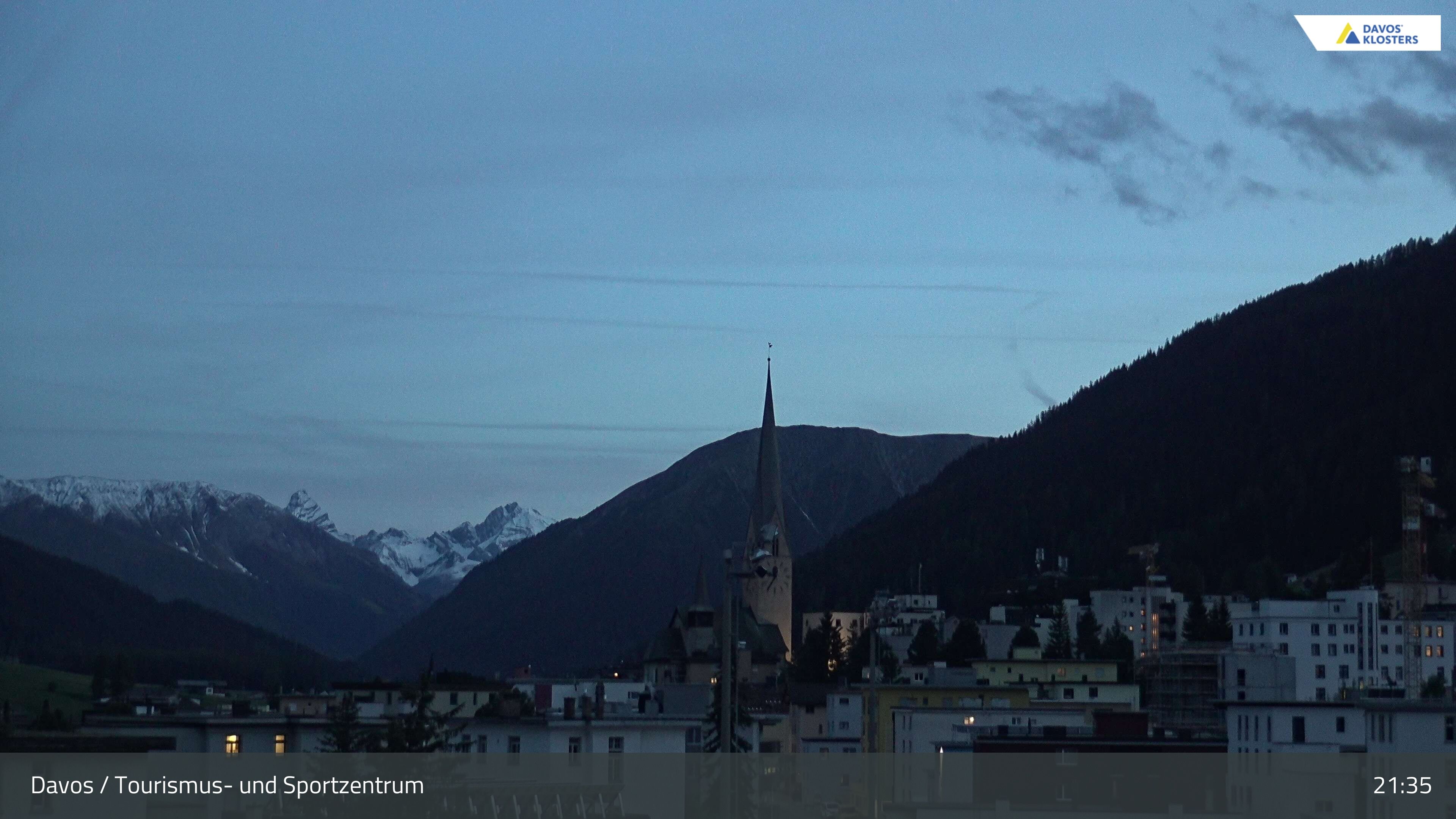 Davos: Platz - Tourismus- und Sportzentrum, Kirche/Tinzenhorn