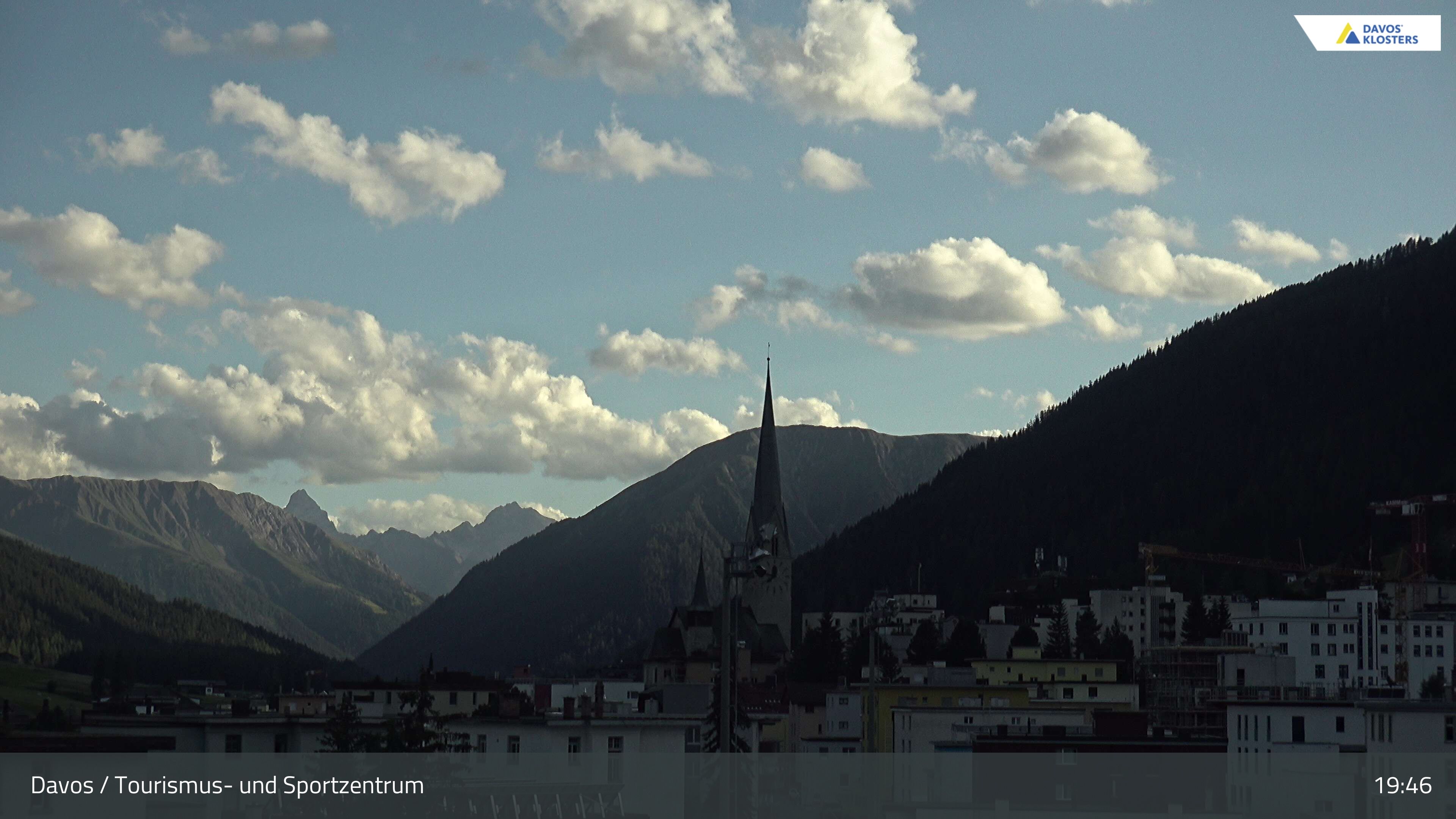 Davos: Platz - Tourismus- und Sportzentrum, Kirche/Tinzenhorn