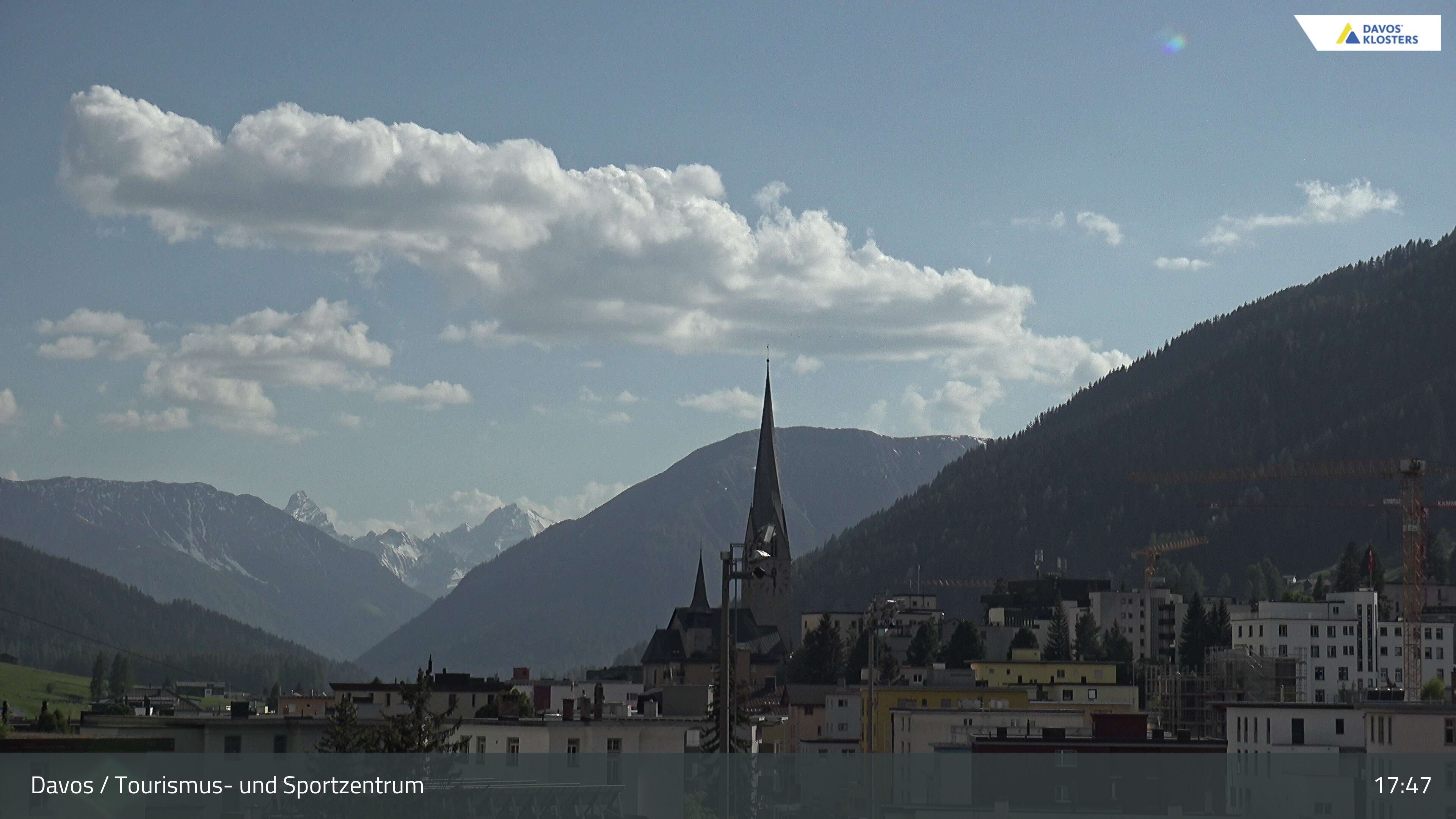 Davos: Platz - Tourismus- und Sportzentrum, Kirche/Tinzenhorn