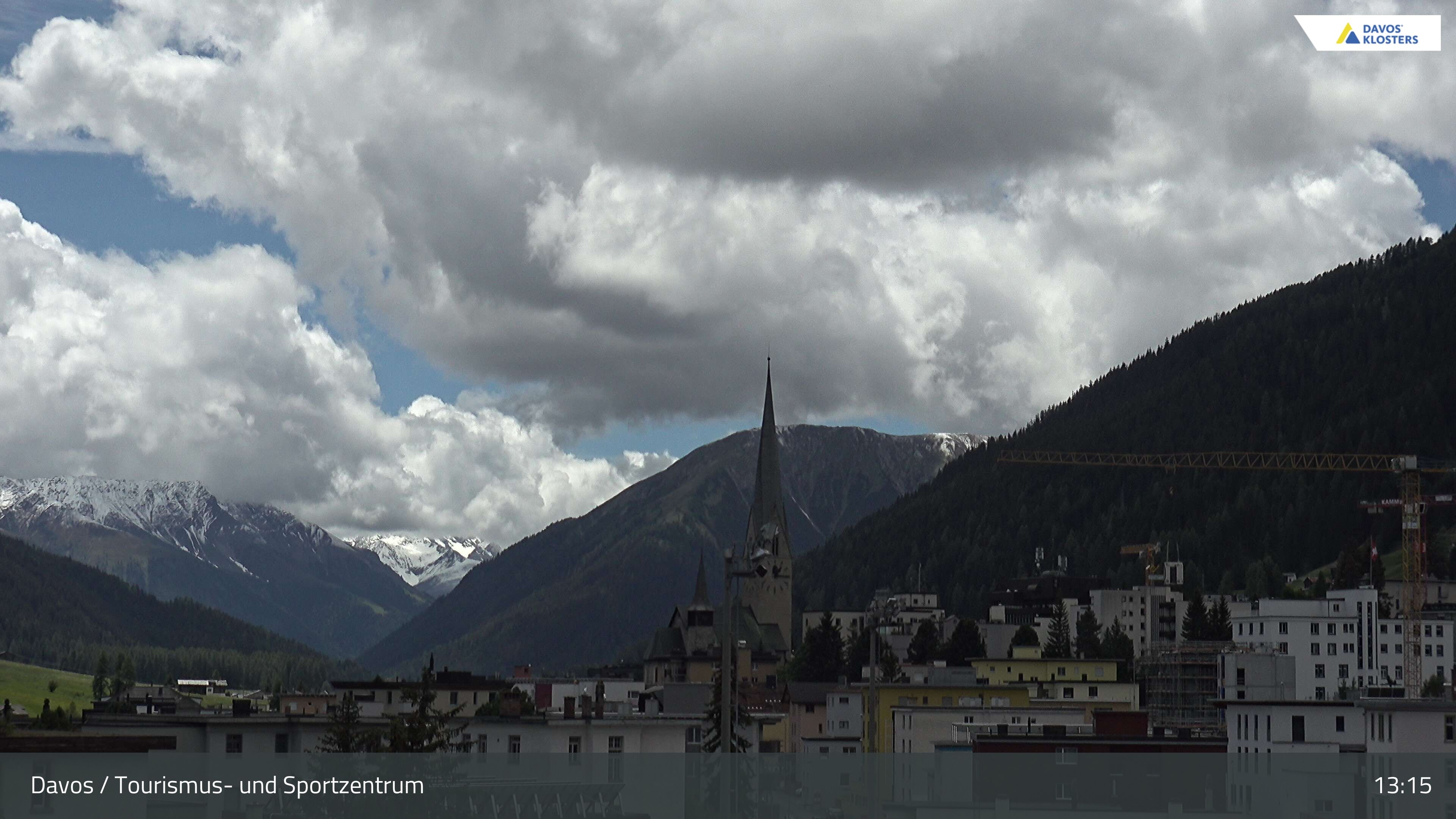 Davos: Platz - Tourismus- und Sportzentrum, Kirche/Tinzenhorn
