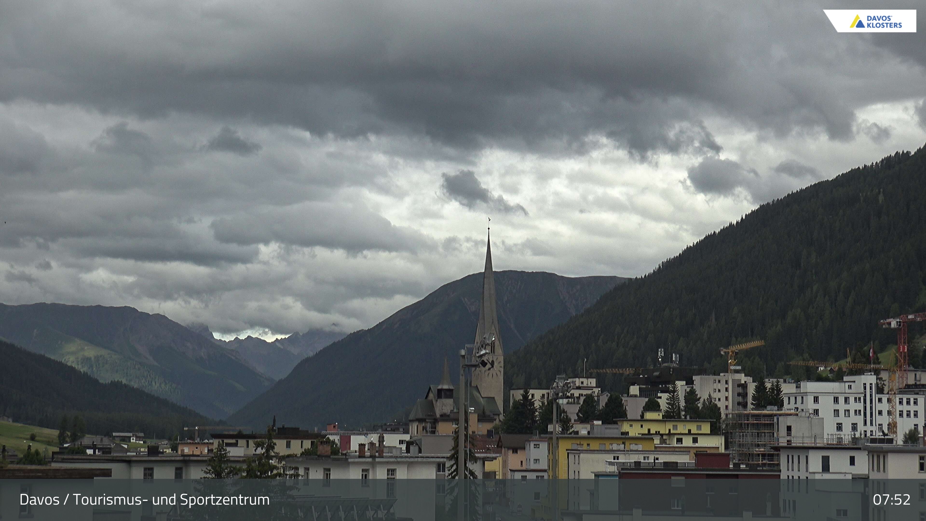 Davos: Platz - Tourismus- und Sportzentrum, Kirche/Tinzenhorn