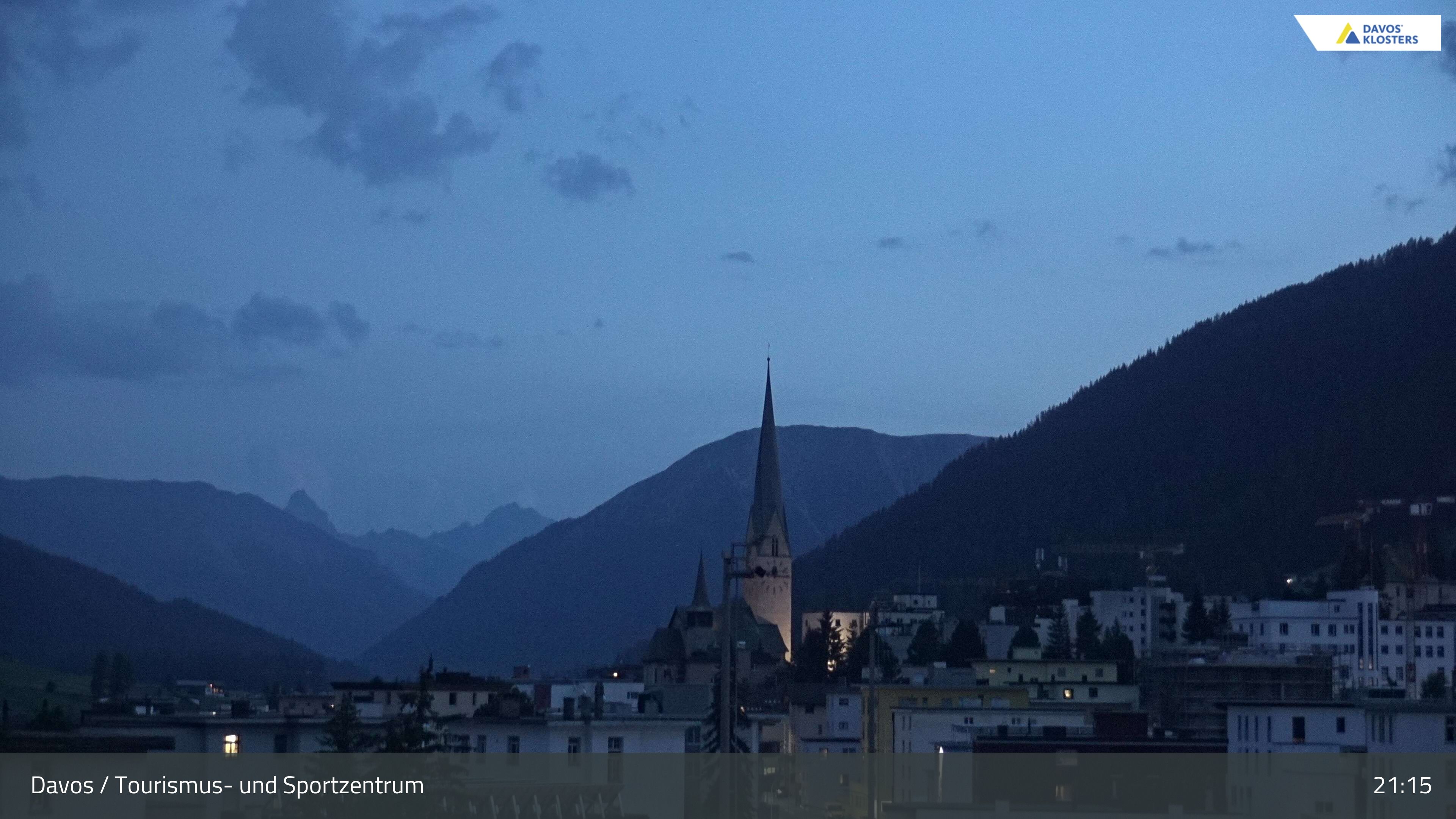Davos: Platz - Tourismus- und Sportzentrum, Kirche/Tinzenhorn