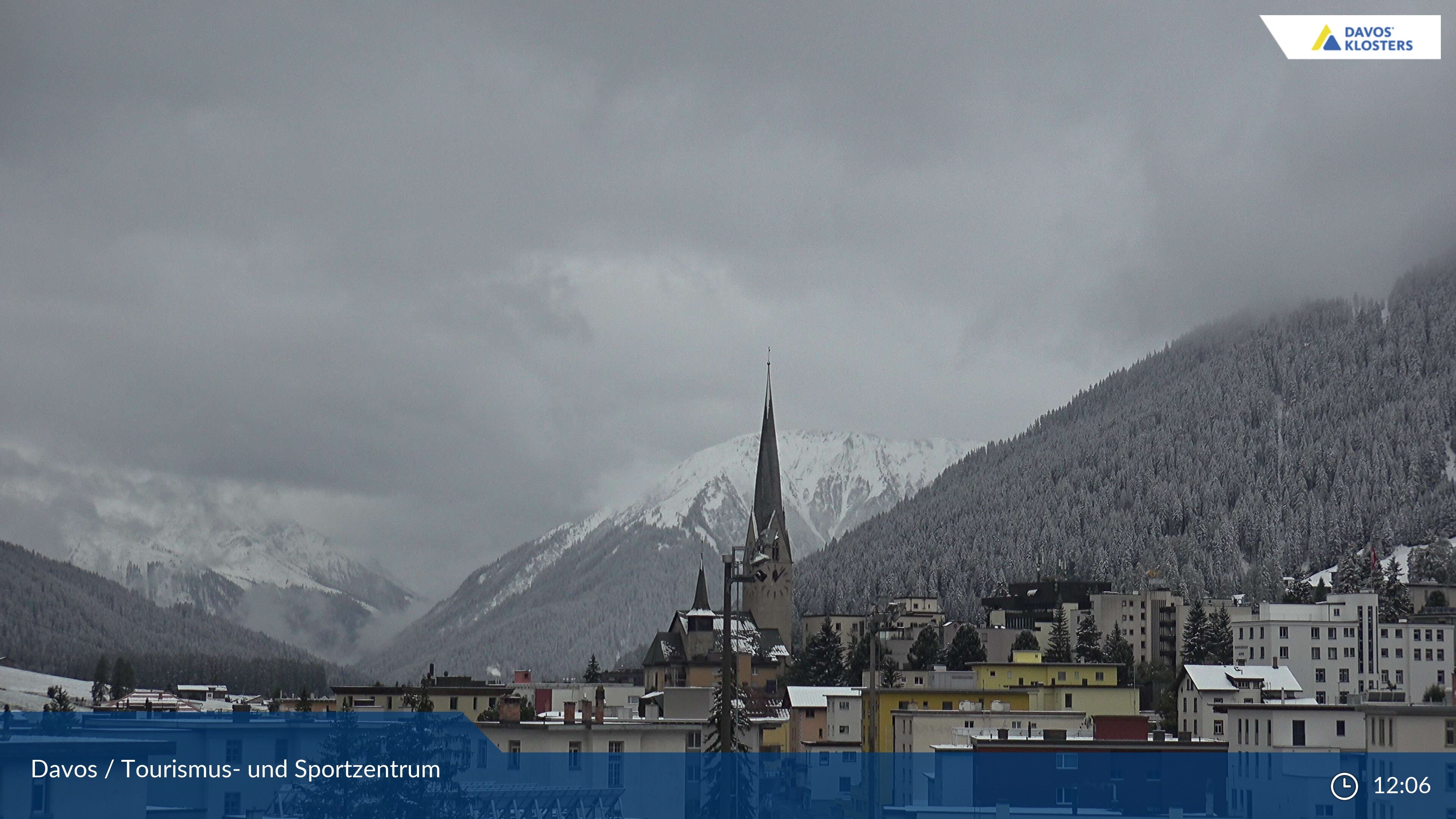 Davos: Platz - Tourismus- und Sportzentrum, Kirche/Tinzenhorn