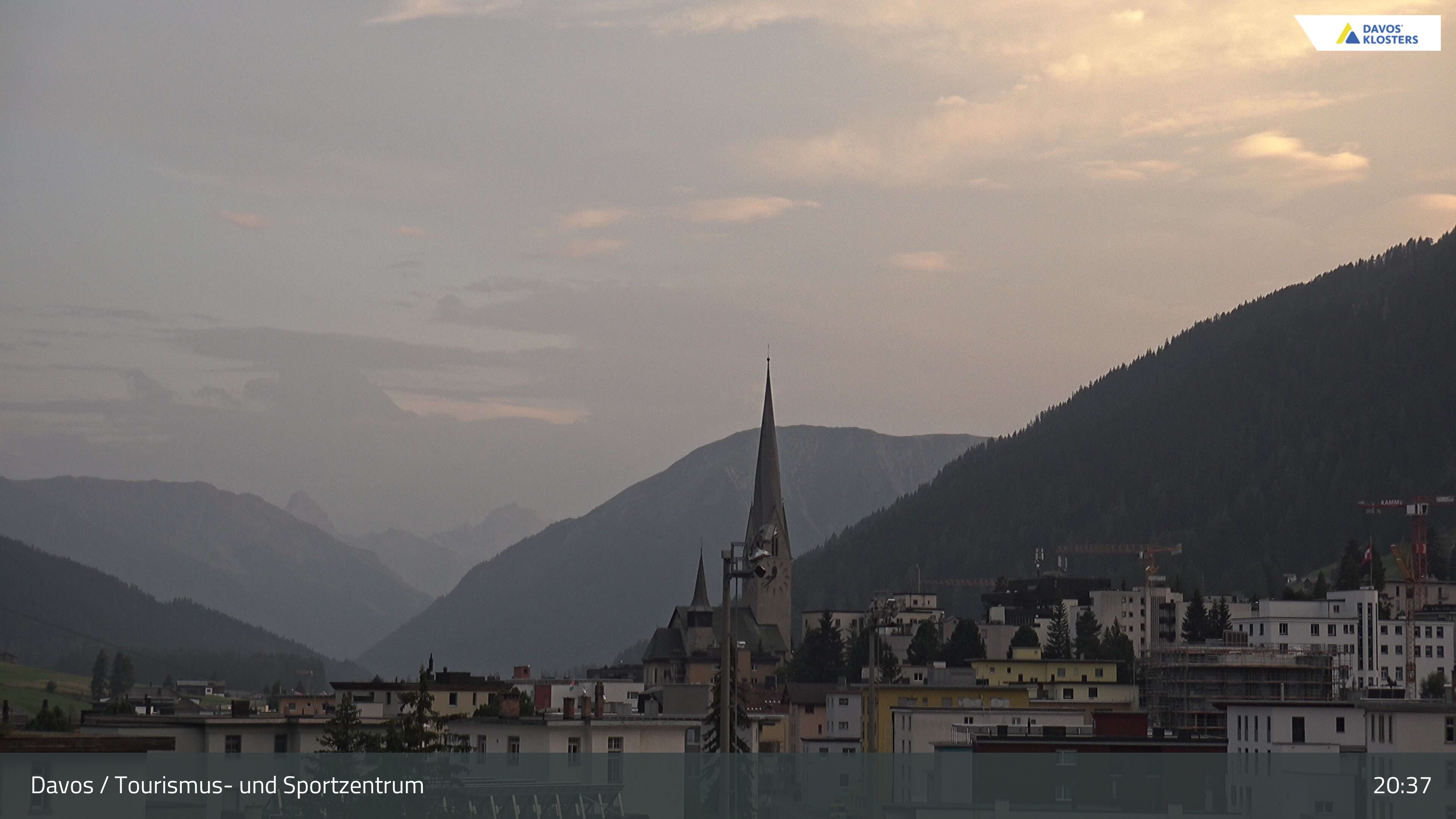 Davos: Platz - Tourismus- und Sportzentrum, Kirche/Tinzenhorn