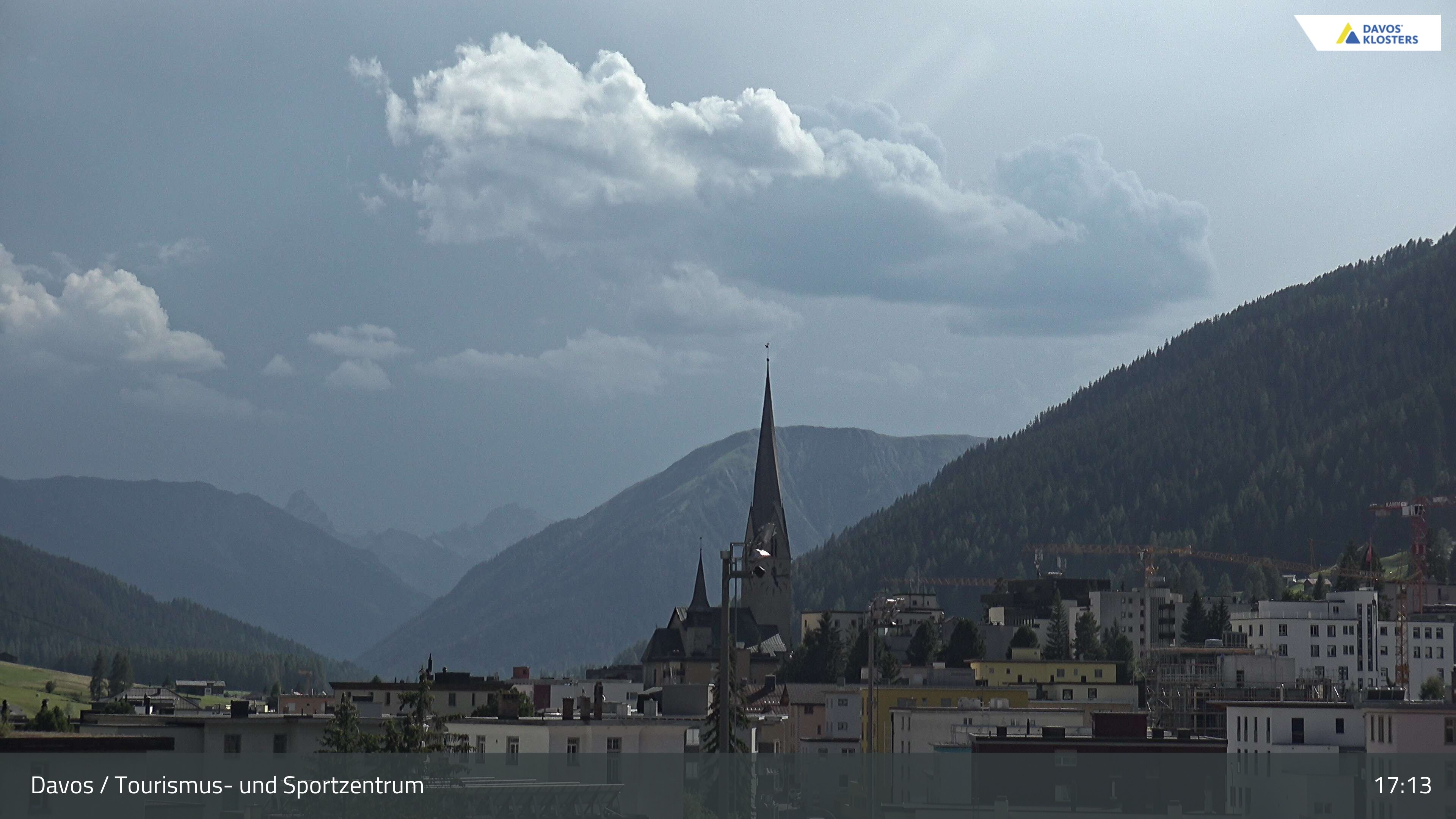 Davos: Platz - Tourismus- und Sportzentrum, Kirche/Tinzenhorn