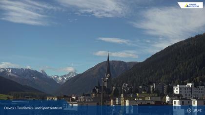 Davos: Platz - Tourismus- und Sportzentrum, Kirche/Tinzenhorn