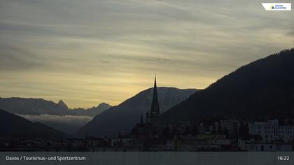 Davos: Platz - Tourismus- und Sportzentrum, Kirche/Tinzenhorn