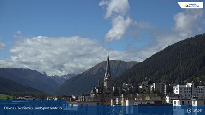 Davos: Platz - Tourismus- und Sportzentrum, Kirche/Tinzenhorn