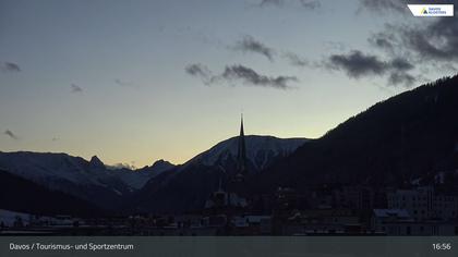 Davos: Platz - Tourismus- und Sportzentrum, Kirche/Tinzenhorn