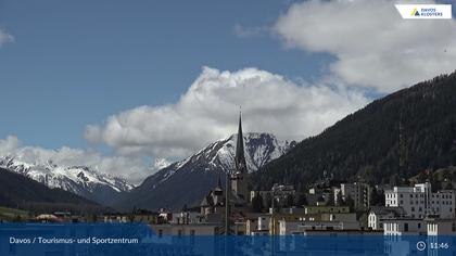 Davos: Platz - Tourismus- und Sportzentrum, Kirche/Tinzenhorn