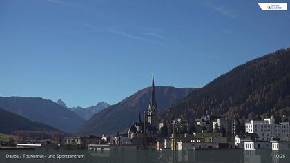 Davos: Platz - Tourismus- und Sportzentrum, Kirche/Tinzenhorn