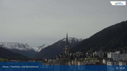 Davos: Platz - Tourismus- und Sportzentrum, Kirche/Tinzenhorn