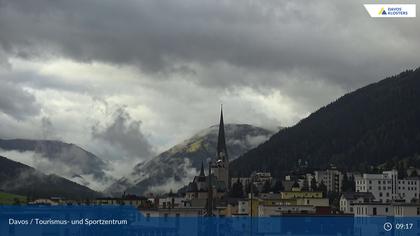 Davos: Platz - Tourismus- und Sportzentrum, Kirche/Tinzenhorn