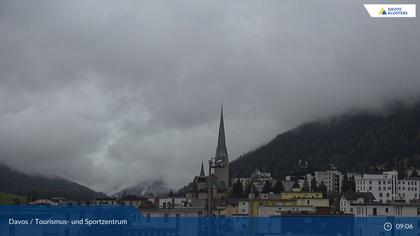 Davos: Platz - Tourismus- und Sportzentrum, Kirche/Tinzenhorn