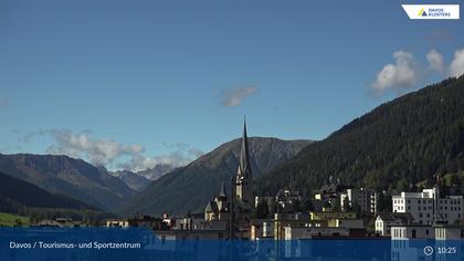 Davos: Platz - Tourismus- und Sportzentrum, Kirche/Tinzenhorn