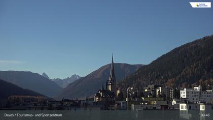 Davos: Platz - Tourismus- und Sportzentrum, Kirche/Tinzenhorn