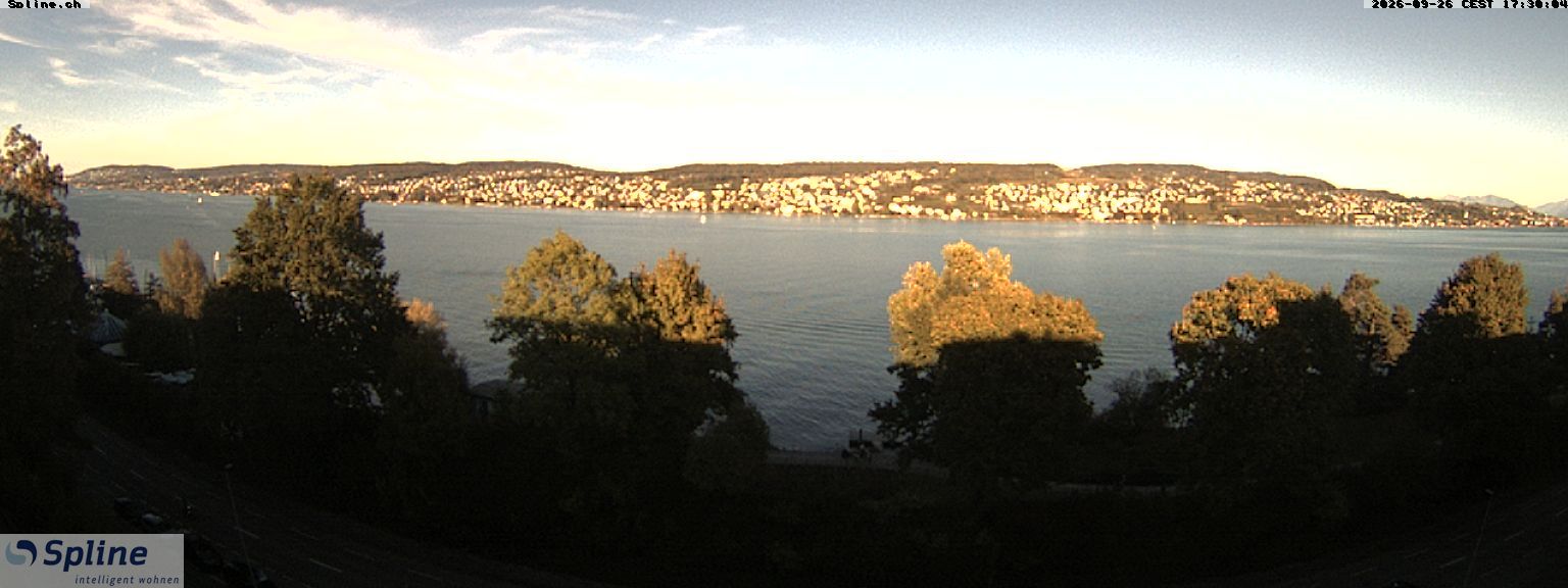 Thalwil: Panorama Webcam - Zürichsee