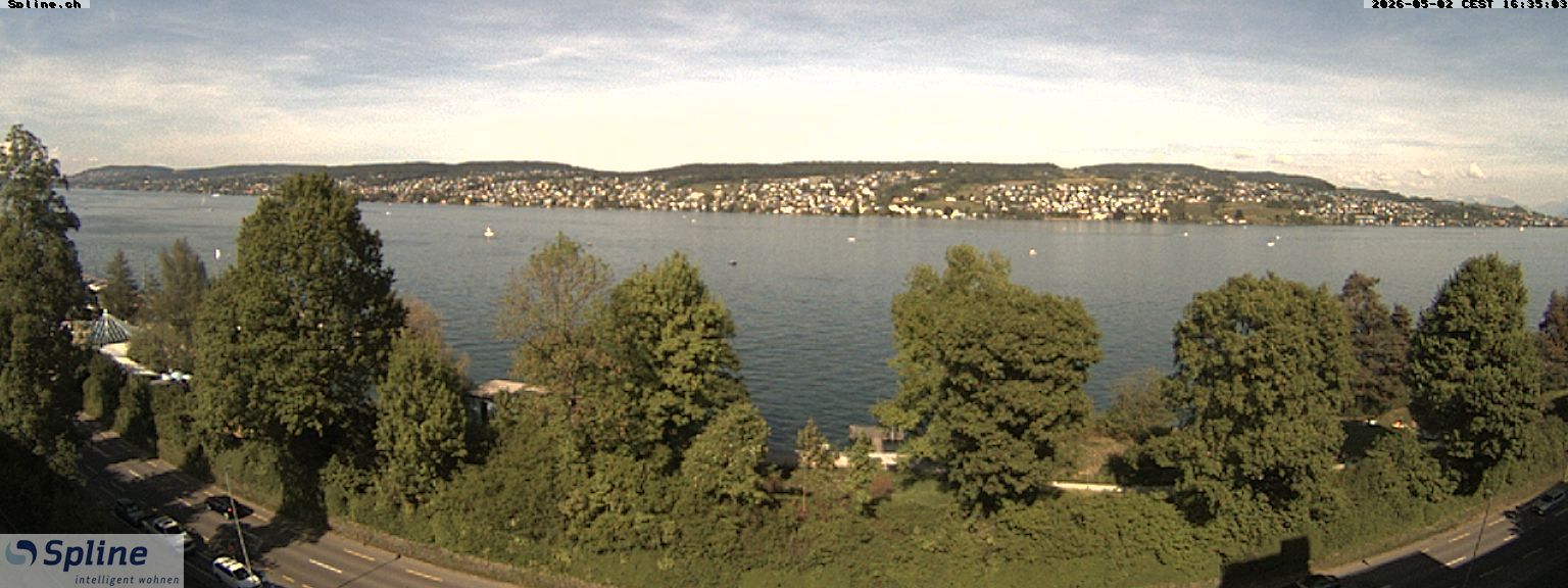 Thalwil: Panorama Webcam - Zürichsee