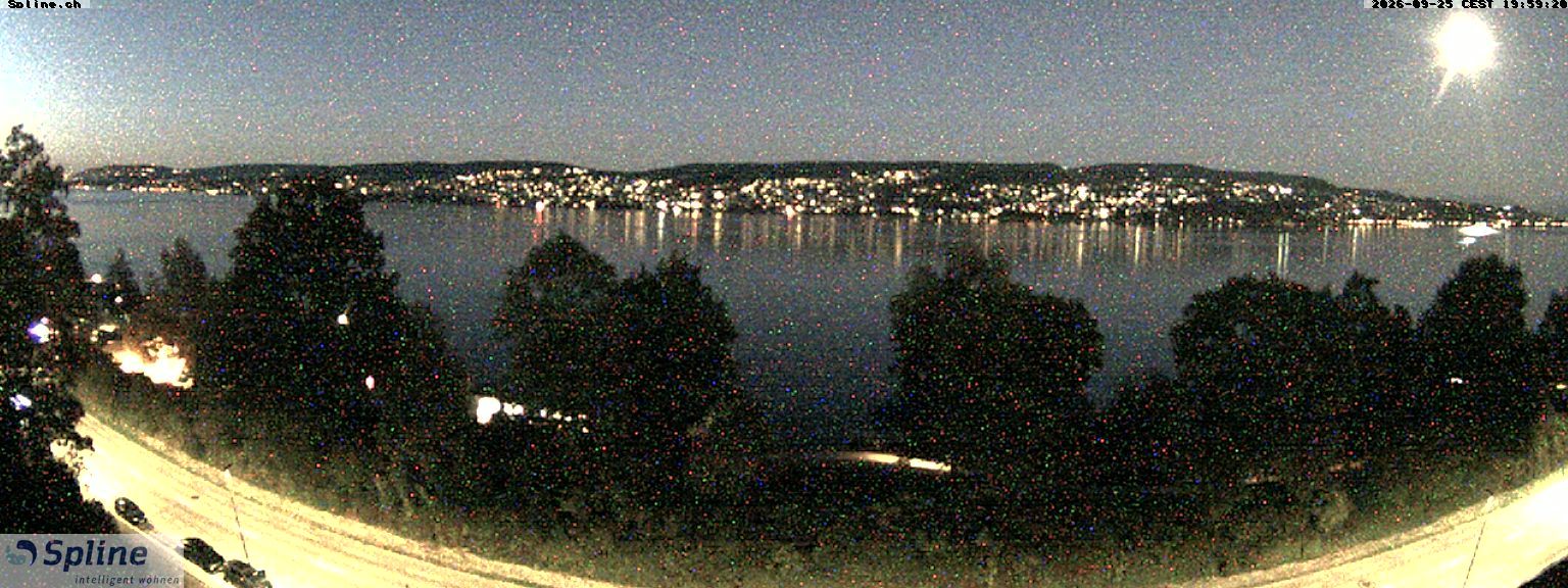 Thalwil: Panorama Webcam - Zürichsee