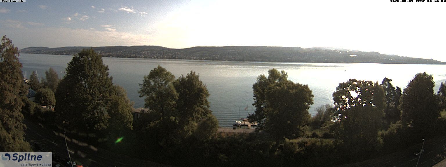 Thalwil: Panorama Webcam - Zürichsee
