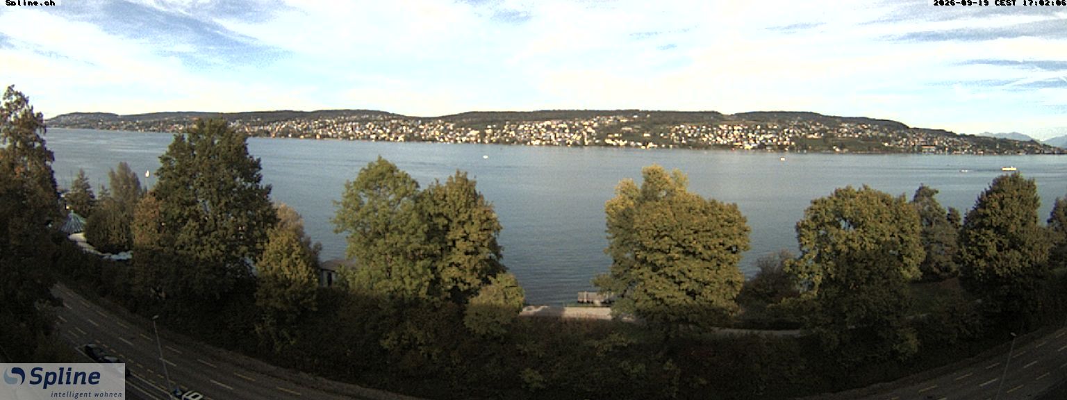 Thalwil: Panorama Webcam - Zürichsee