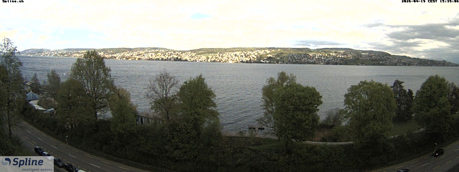 Thalwil: Panorama Webcam - Zürichsee