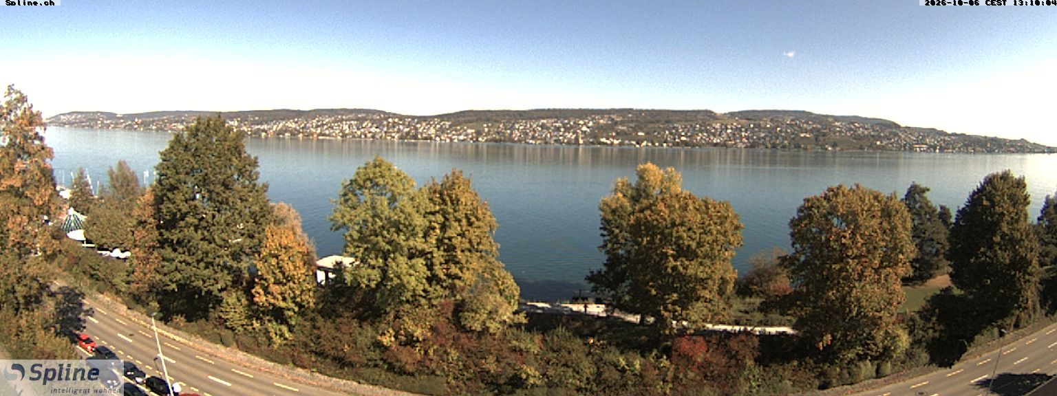 Thalwil: Panorama Webcam - Zürichsee