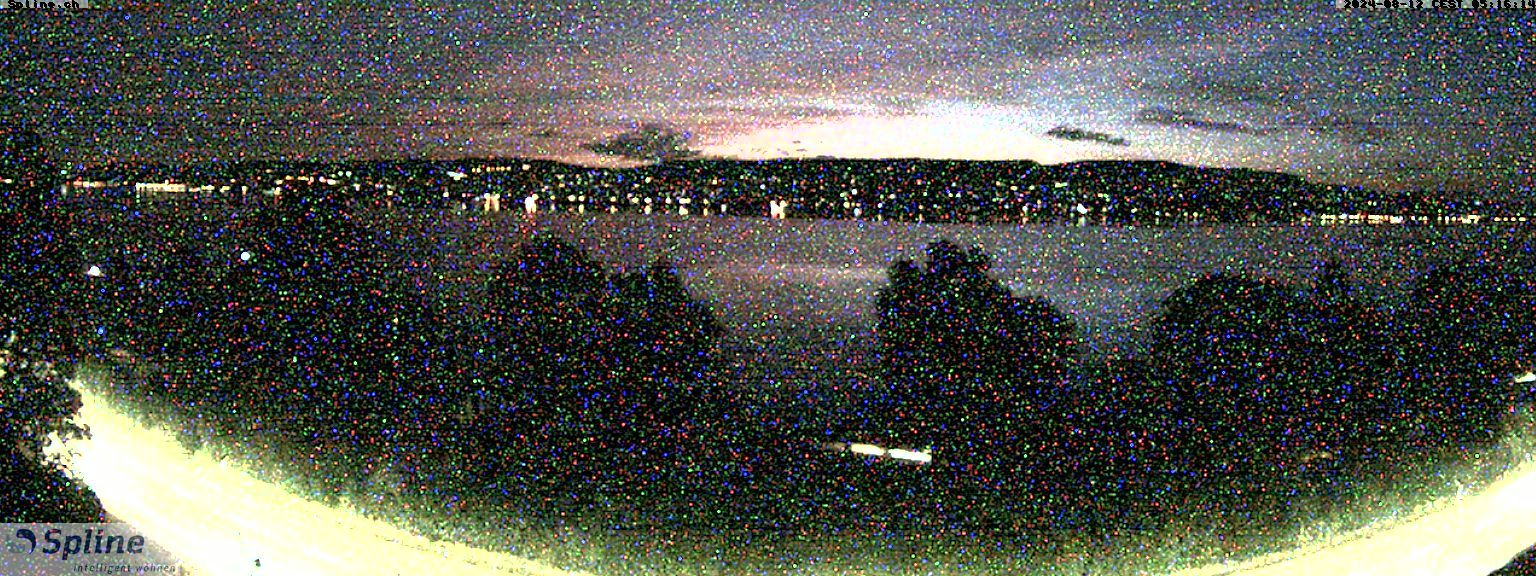 Thalwil: Panorama Webcam - Zürichsee