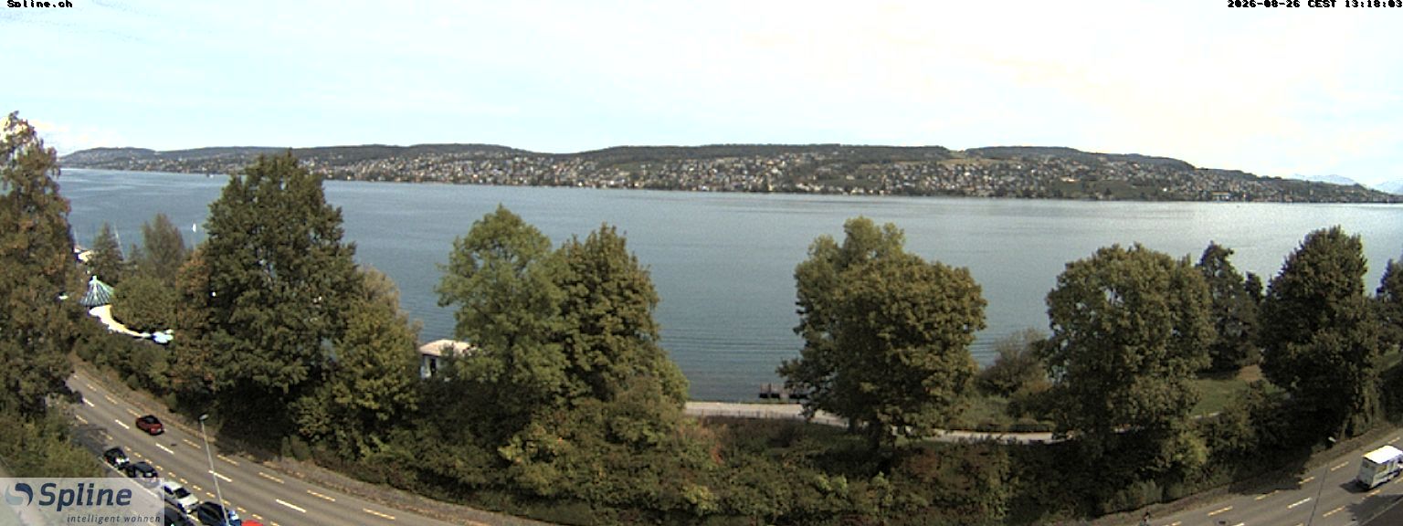 Thalwil: Panorama Webcam - Zürichsee