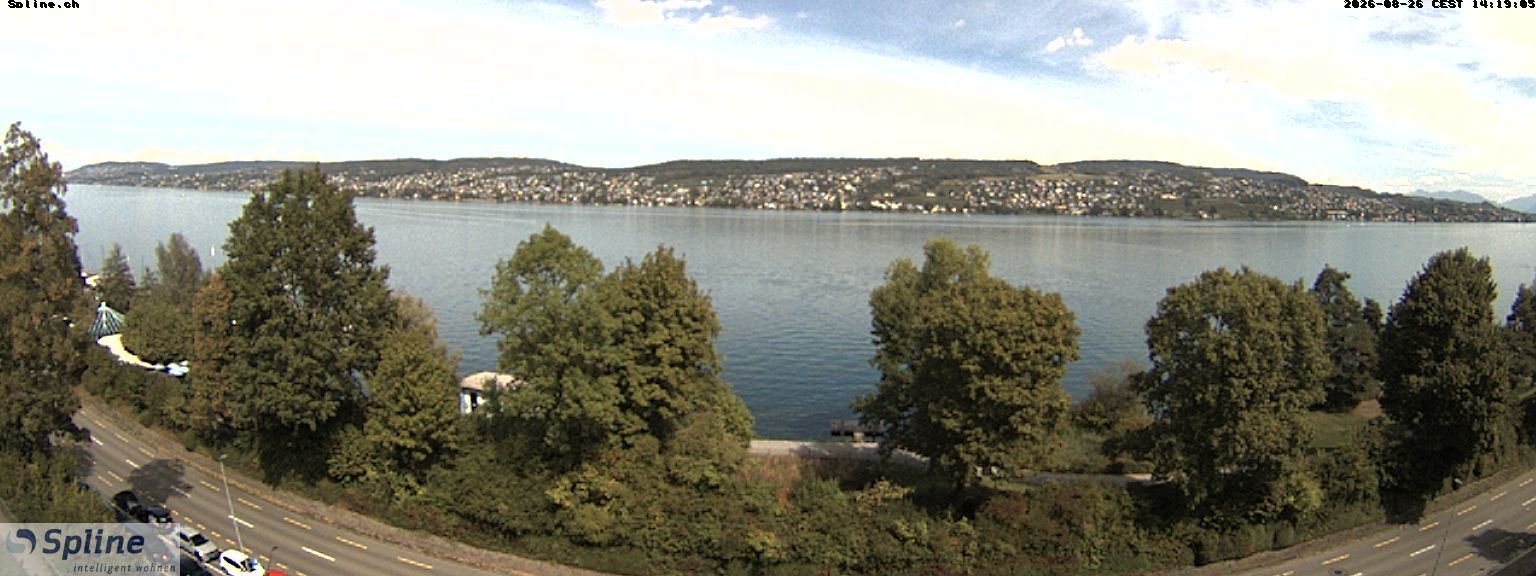 Thalwil: Panorama Webcam - Zürichsee