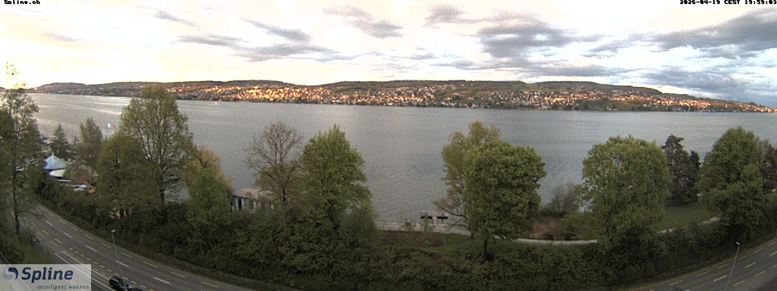 Thalwil: Panorama Webcam - Zürichsee
