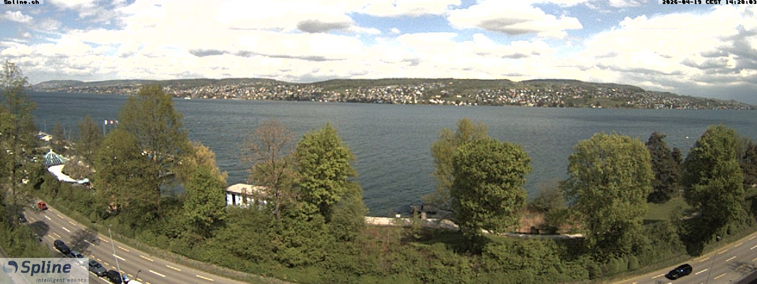 Thalwil: Panorama Webcam - Zürichsee