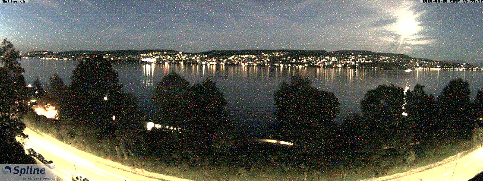 Thalwil: Panorama Webcam - Zürichsee